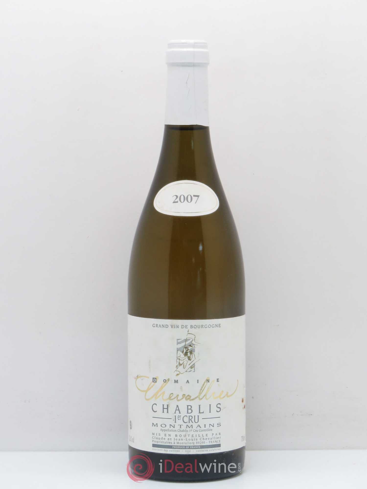 Chablis 1er Cru Montmains Domaine Chevalier 2007 - Posten von 1 Flasche - 0