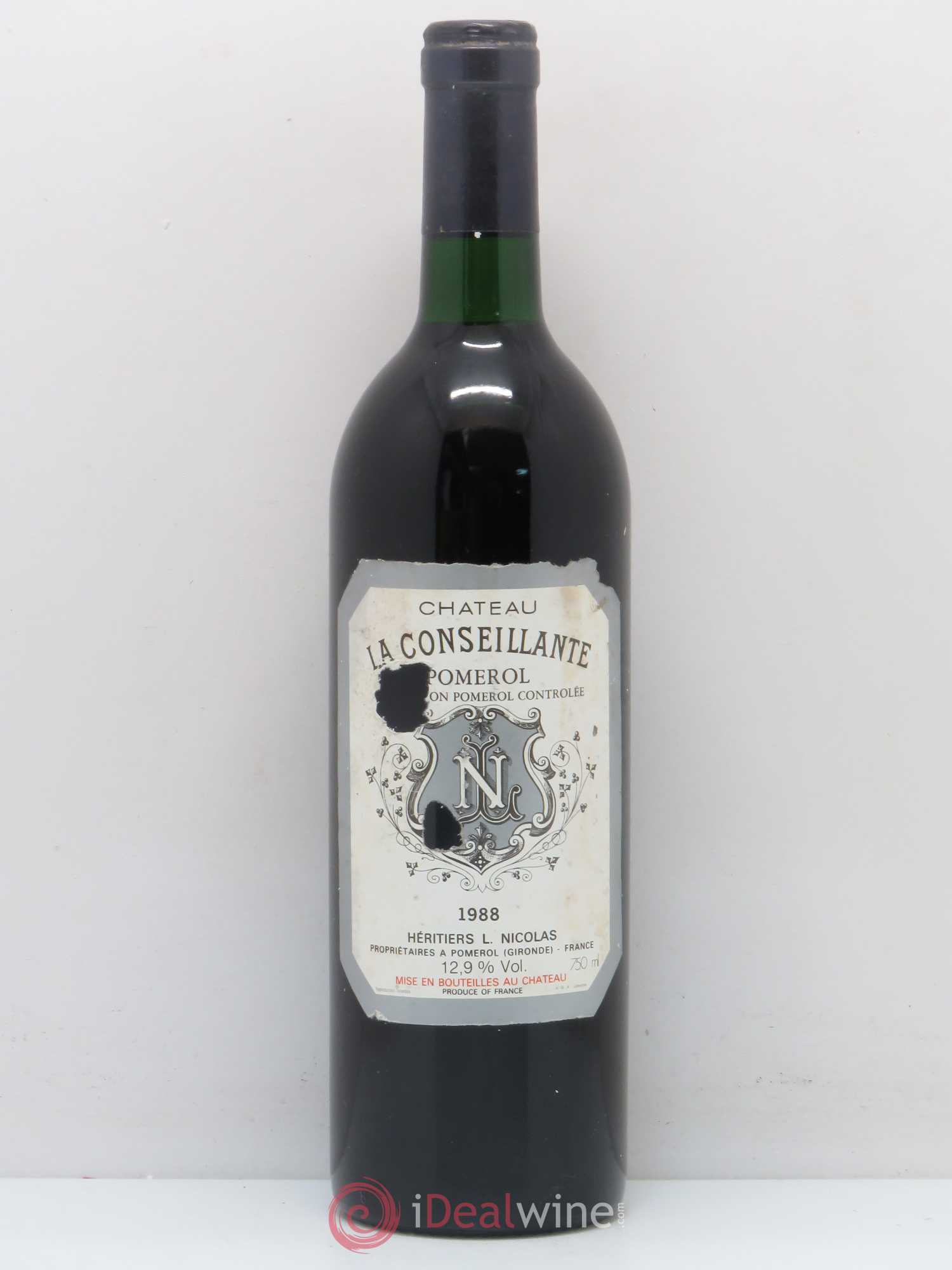 Château la Conseillante 1988 - Lot de 1 bouteille - 0