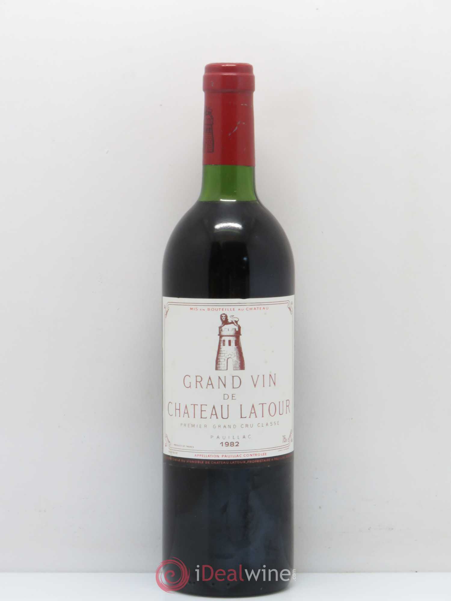 Château Latour 1er Grand Cru Classé 1982 - Lot de 1 bouteille - 0
