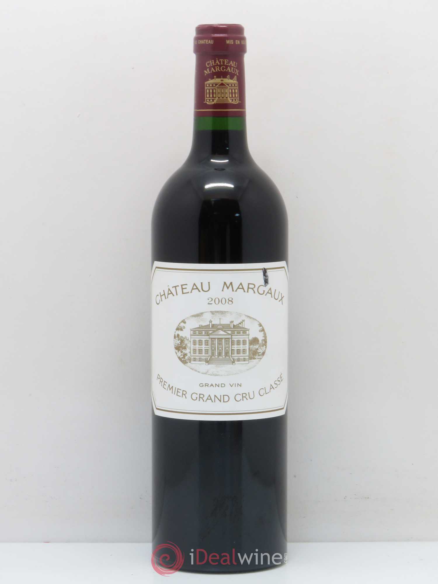Château Margaux 1er Grand Cru Classé 2008 - Lot de 1 bouteille - 0