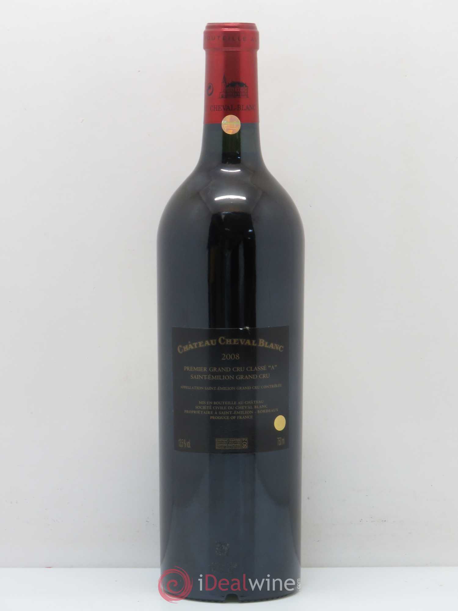 Château Cheval Blanc 1er Grand Cru Classé A 2008 - Lot de 1 bouteille - 1