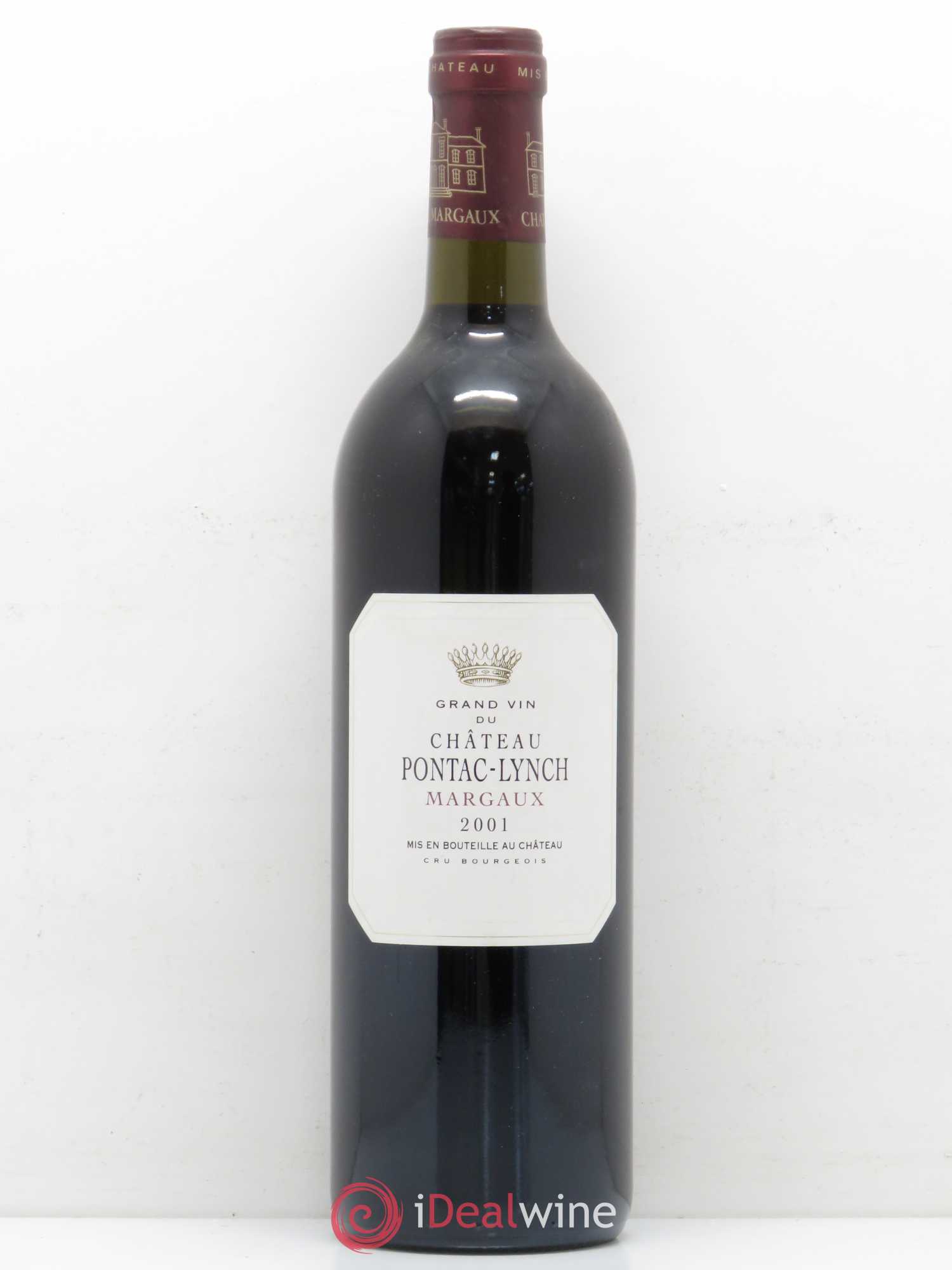 Château Pontac Lynch Cru Bourgeois 2001 - Lot de 1 bouteille - 0