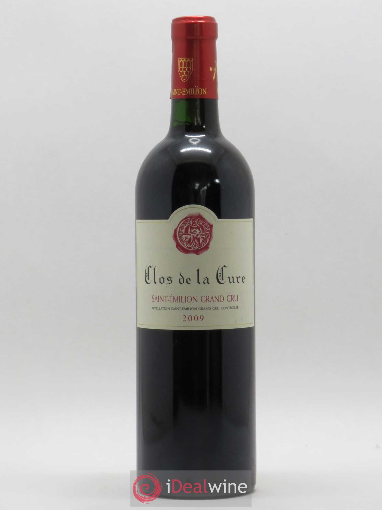 Saint-Émilion Clos de la Cure (sans prix de réserve) 2009 - Posten von 1 Flasche - 0