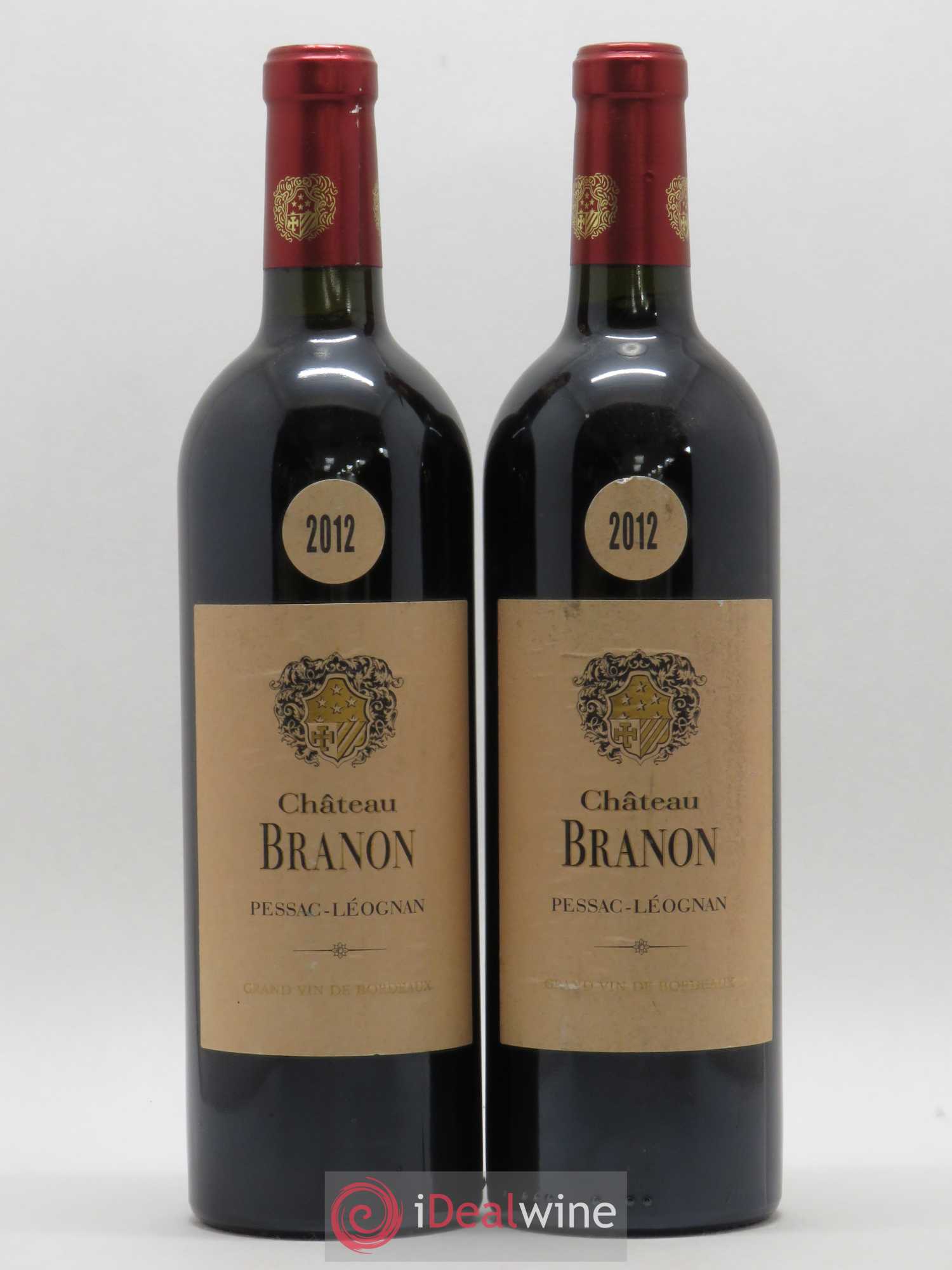 Château Branon 2012 - Lot de 2 bouteilles - 0