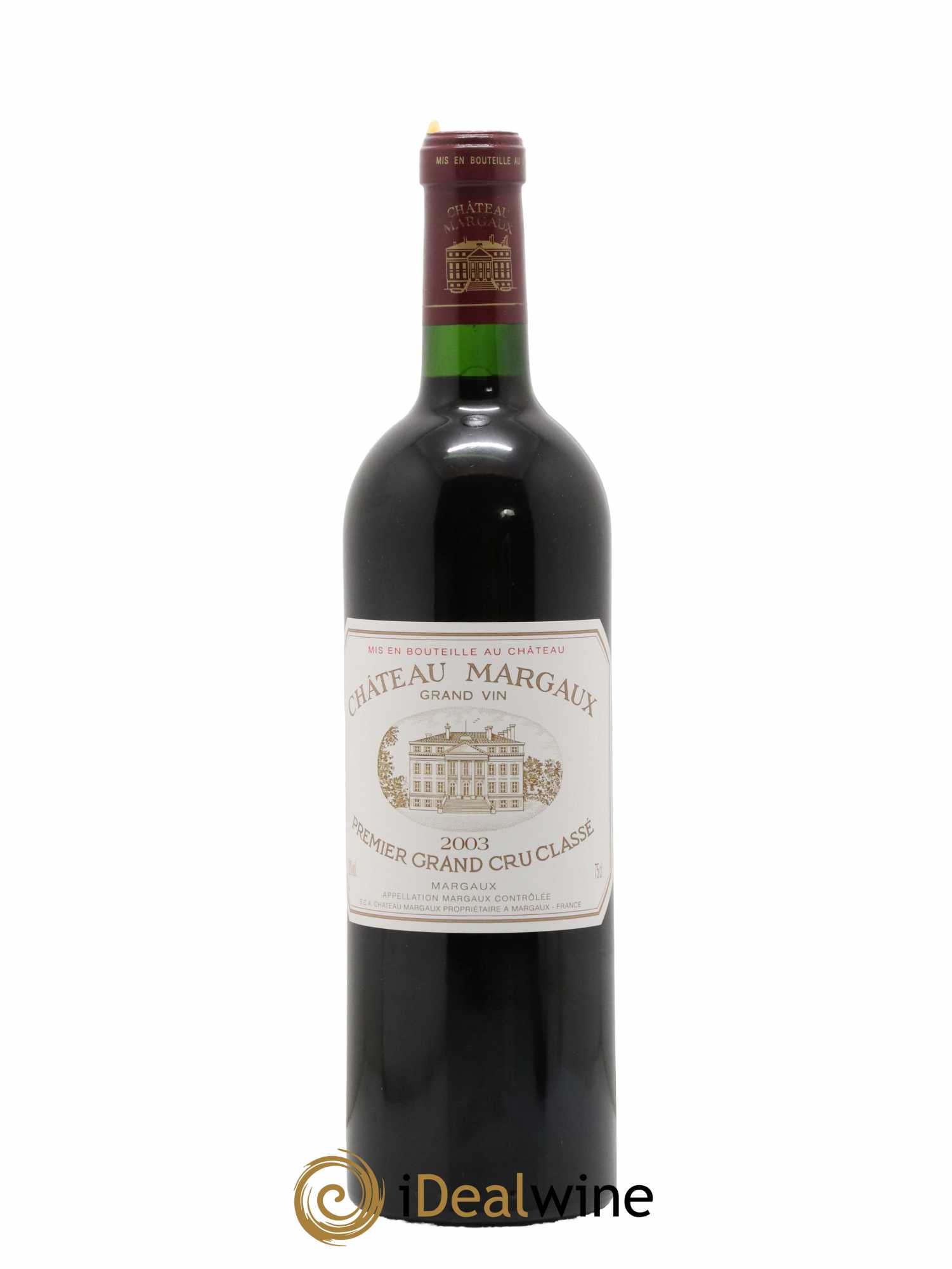 Château Margaux 1er Grand Cru Classé 2003 - Lot de 1 bouteille - 0