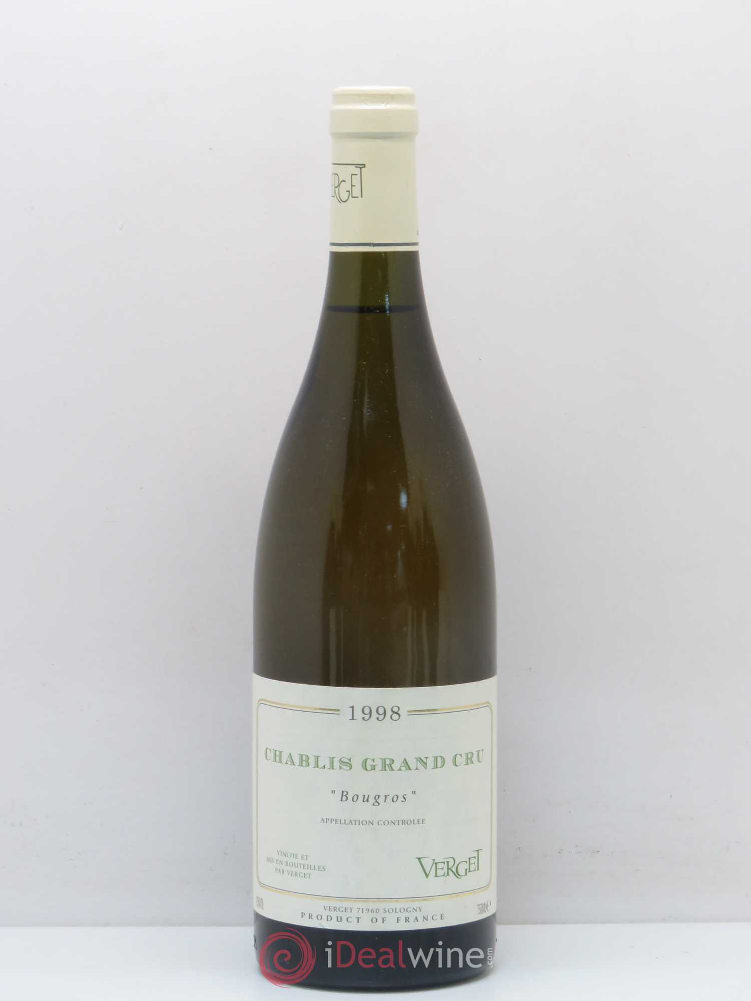 Chablis Grand Cru Bougros Domaine Verget 1998 - Posten von 1 Flasche - 0