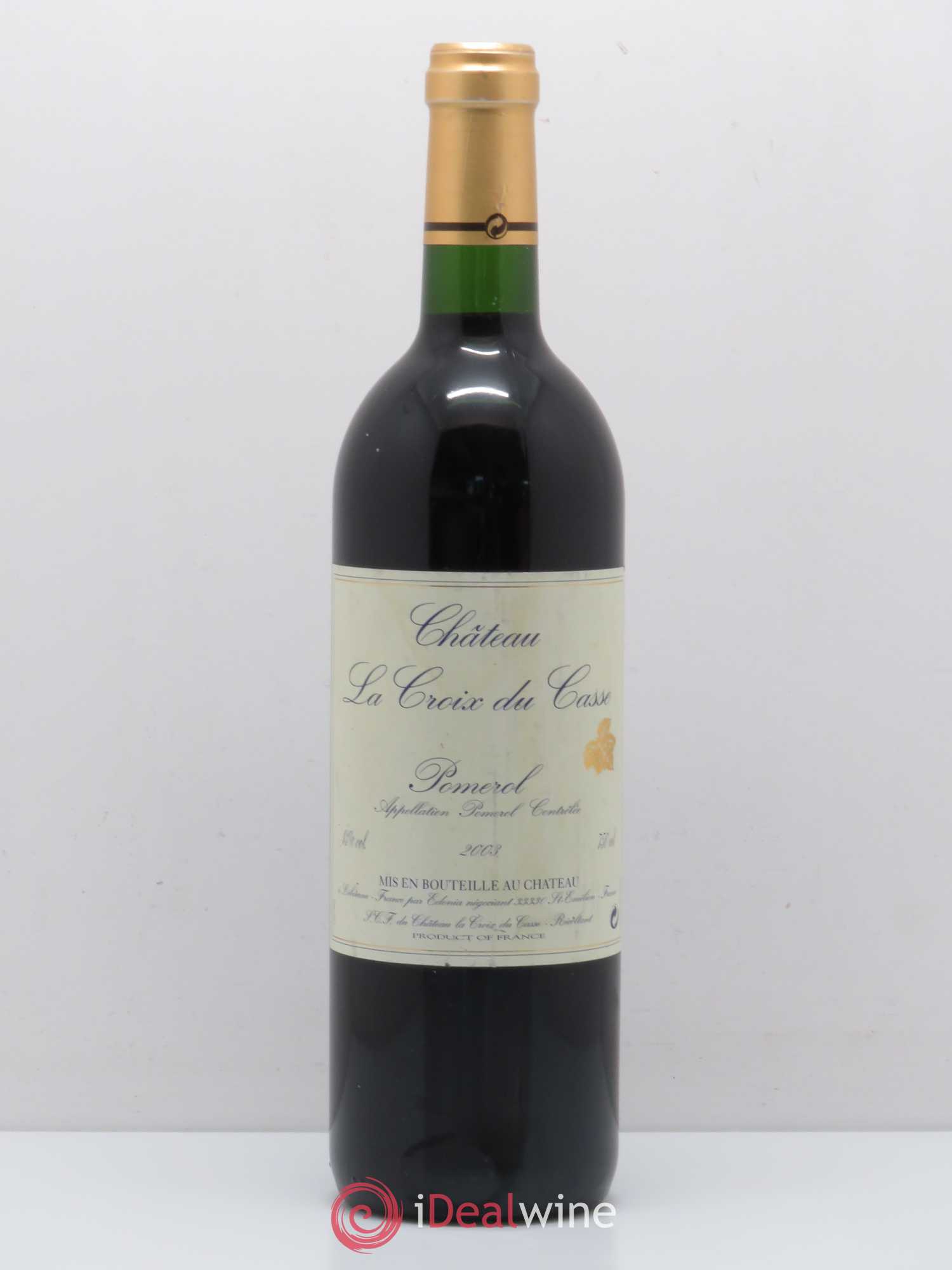Château la Croix du Casse 2003 - Lot de 1 bouteille - 0