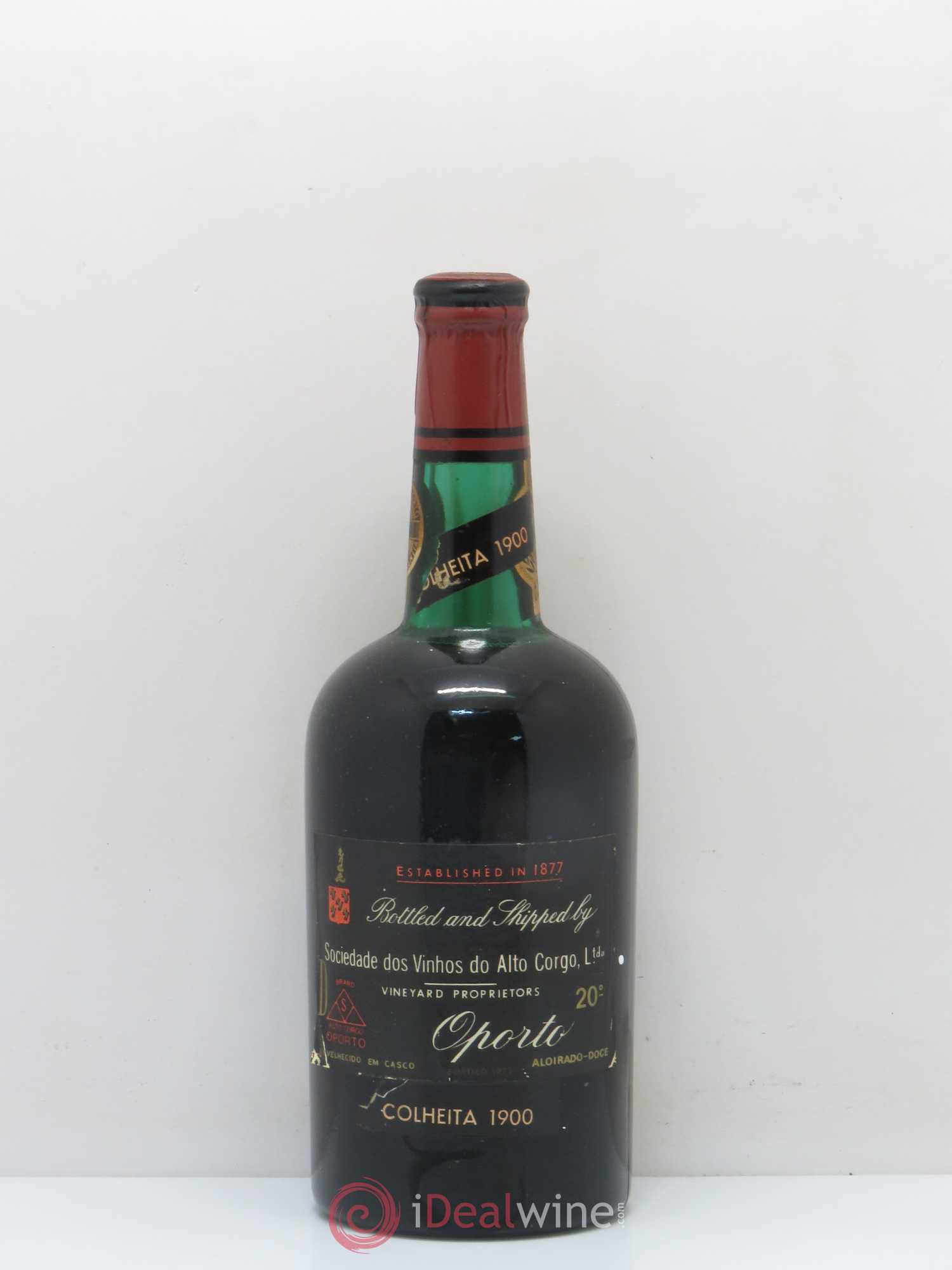 Porto Sociedade Dos Vinhos Do Alto Corgo Colheita 1900 - Posten von 1 Flasche - 0
