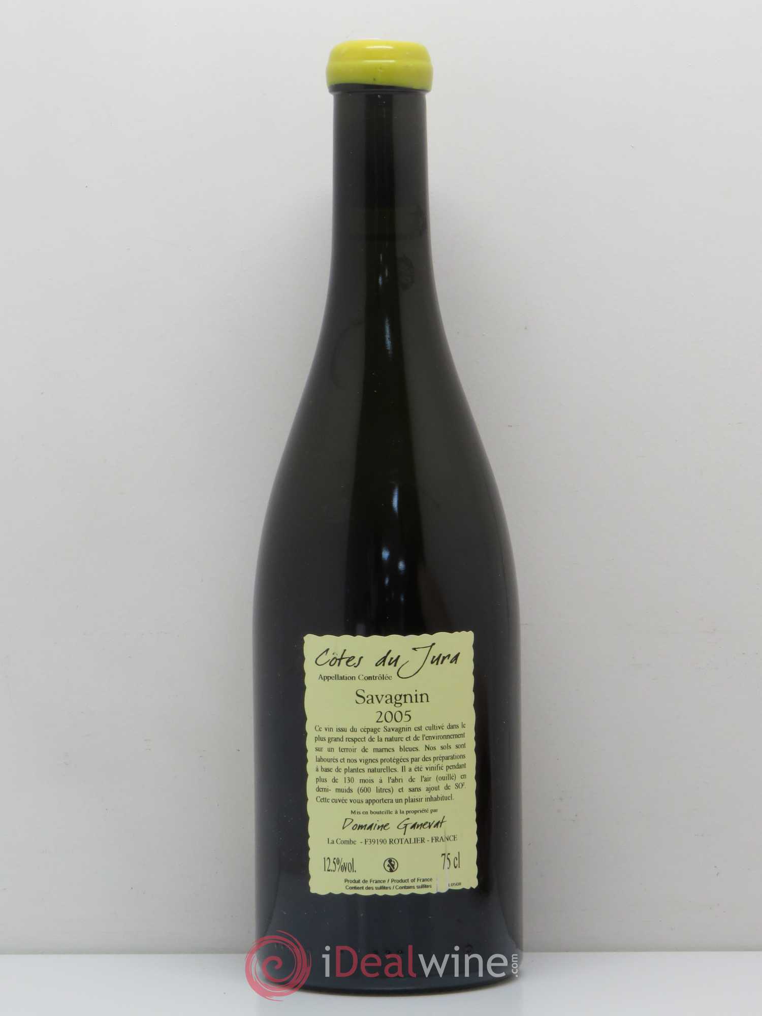 Côtes du Jura Les Vignes de mon Père Jean-François Ganevat (Domaine) 2005 - Lot de 1 bouteille - 1