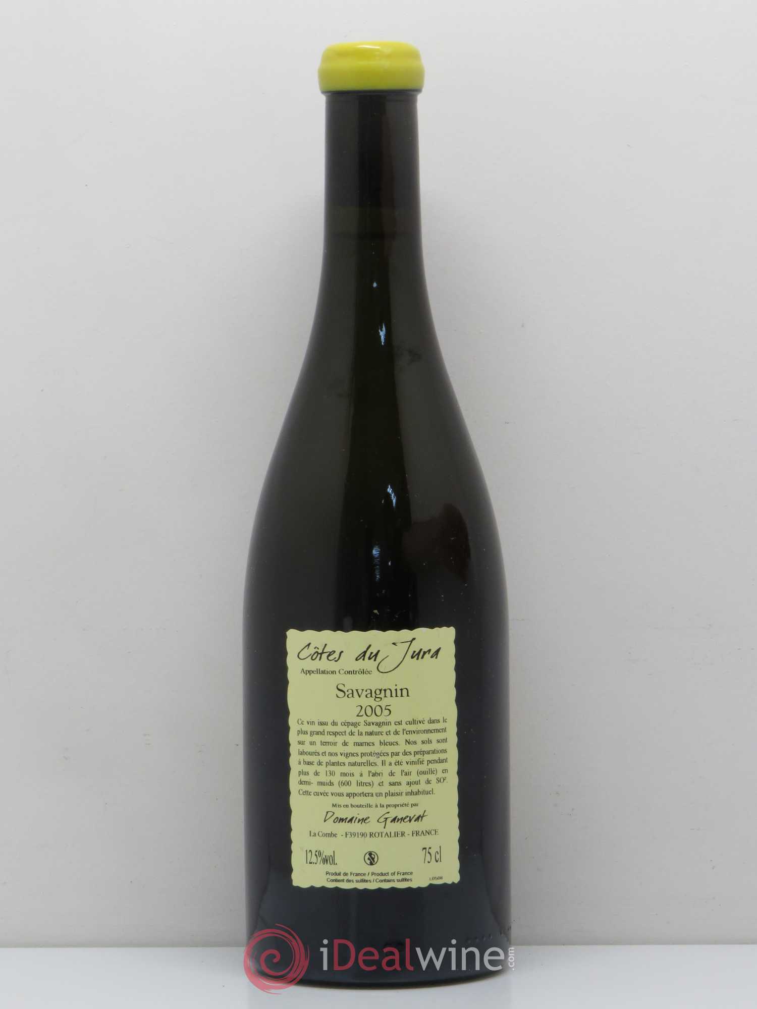 Côtes du Jura Les Vignes de mon Père Jean-François Ganevat (Domaine) 2005 - Lot de 1 bouteille - 1