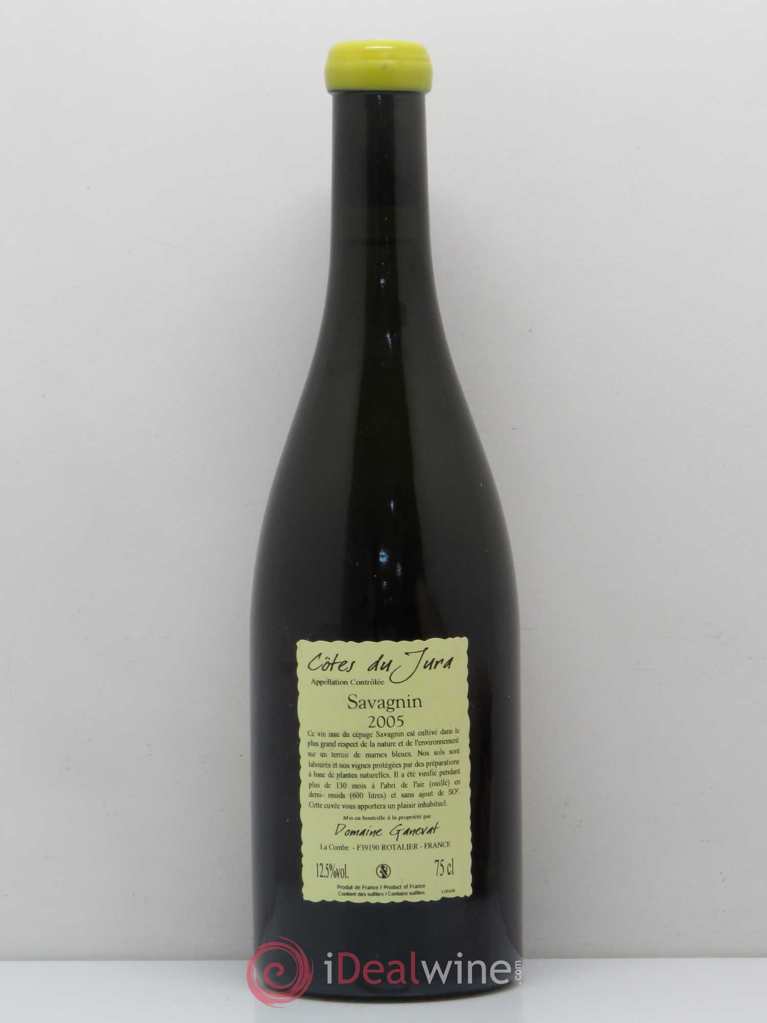 Côtes du Jura Les Vignes de mon Père Jean-François Ganevat (Domaine) 2005 - Lot de 1 bouteille - 1