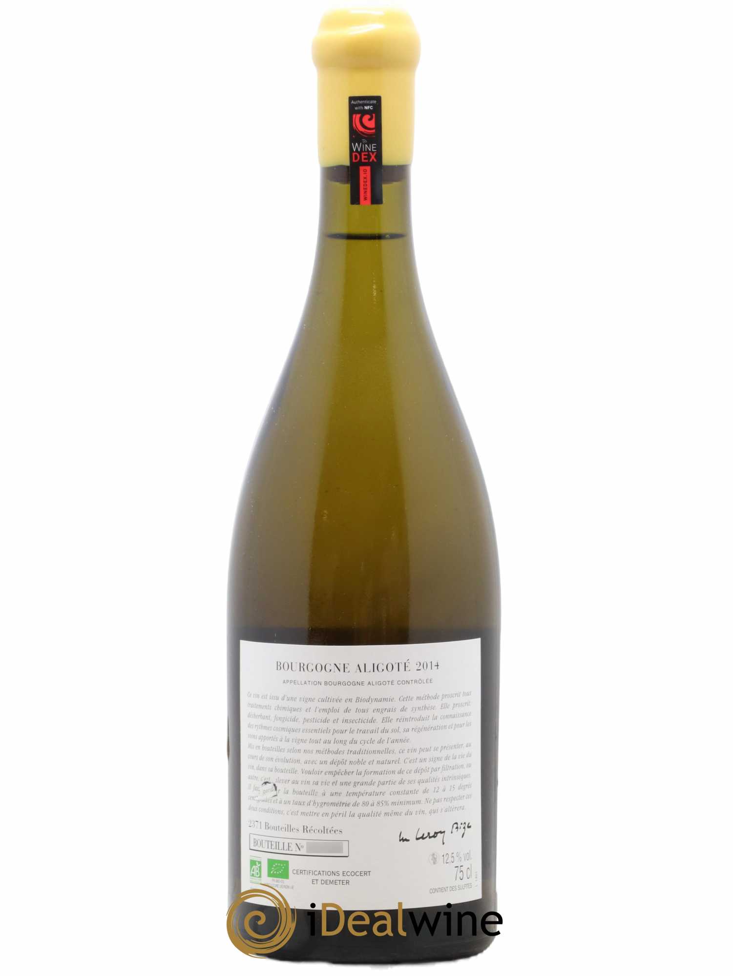 Bourgogne Aligoté Sous Chatelet d'Auvenay (Domaine) 2014 - Lot de 1 bouteille - 1