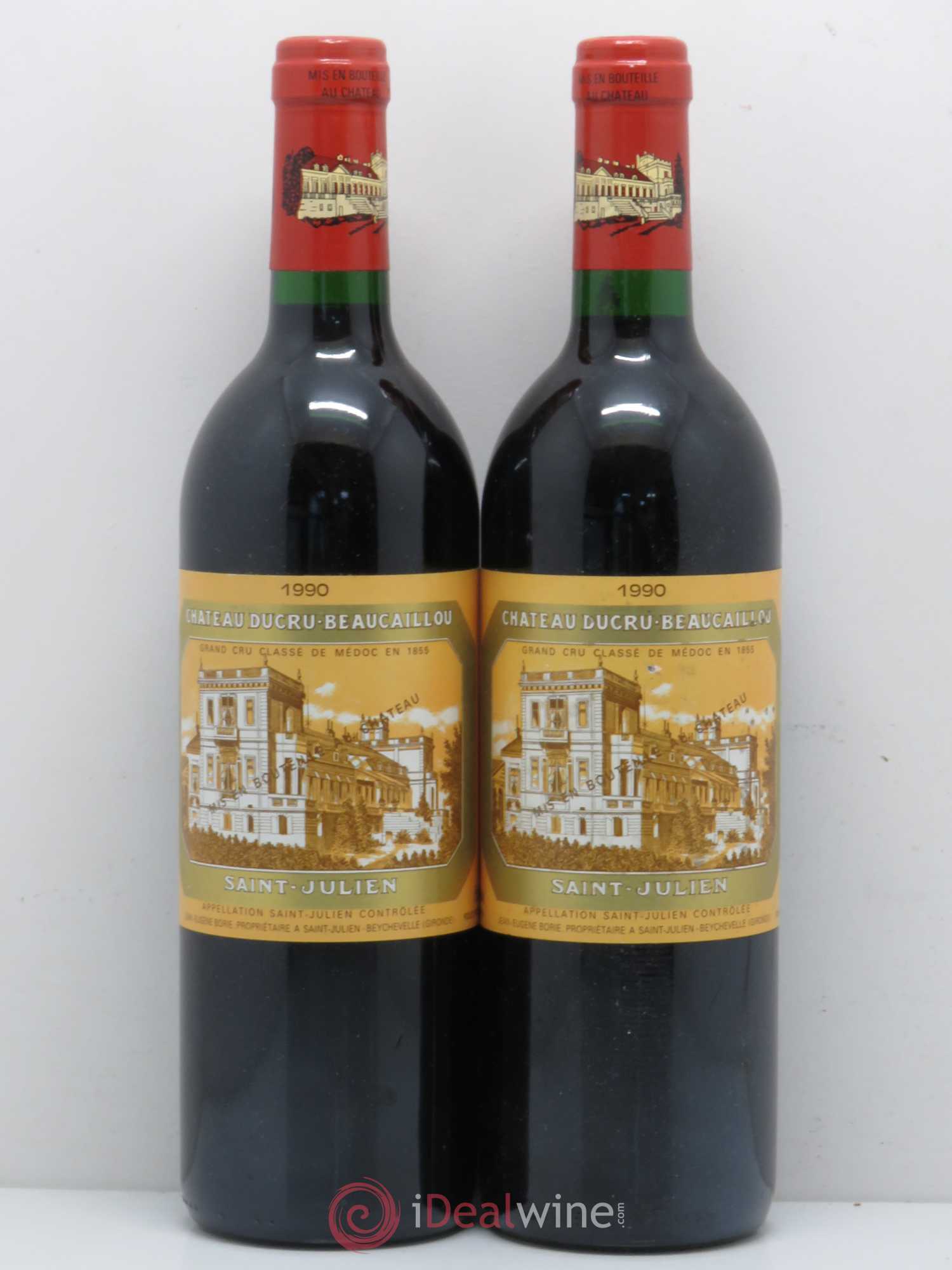 Château Ducru Beaucaillou 2ème Grand Cru Classé 1990 - Lot de 2 bouteilles - 0