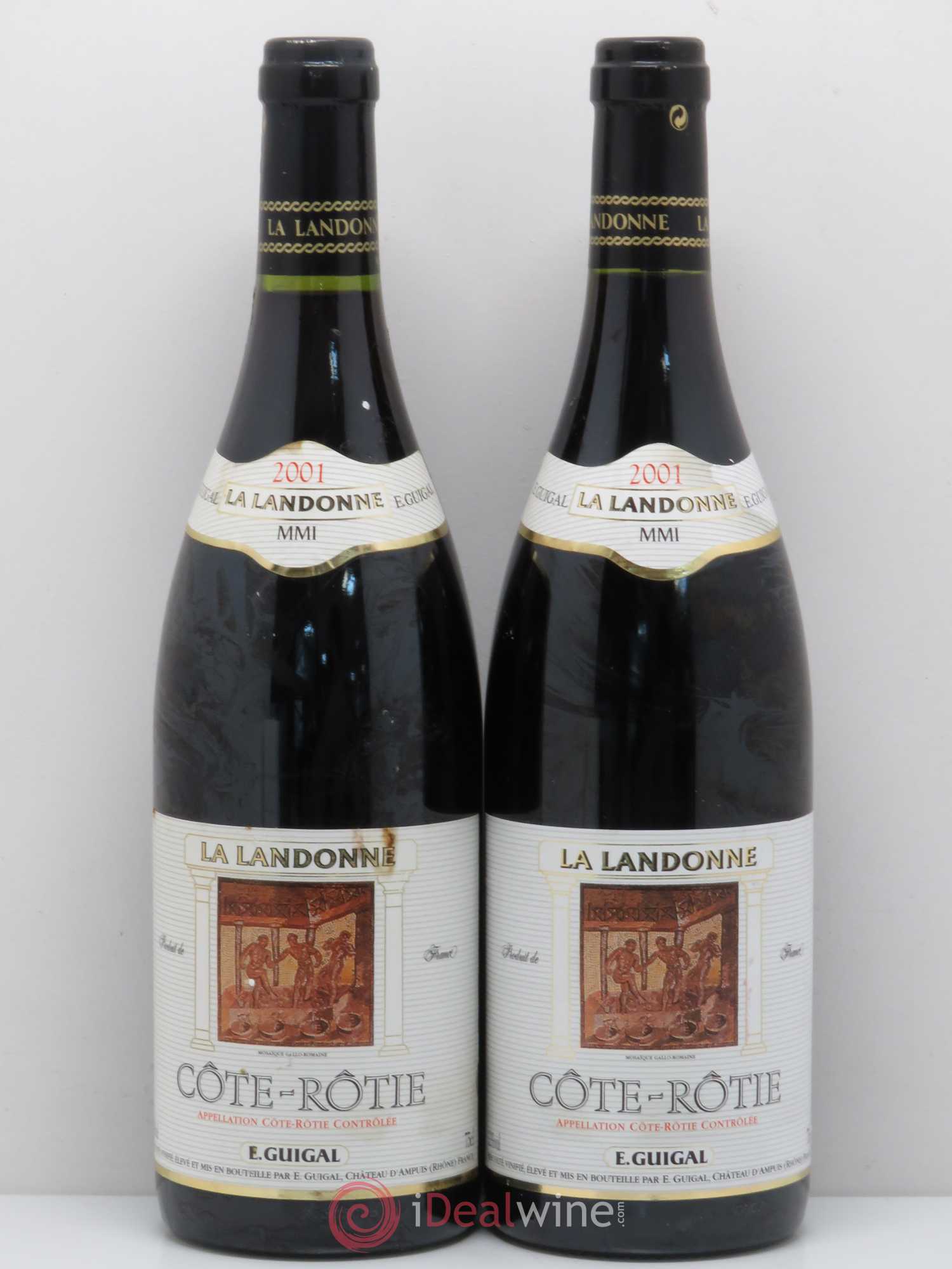 Côte-Rôtie La Landonne Guigal 2001 - Lot de 2 bouteilles - 0
