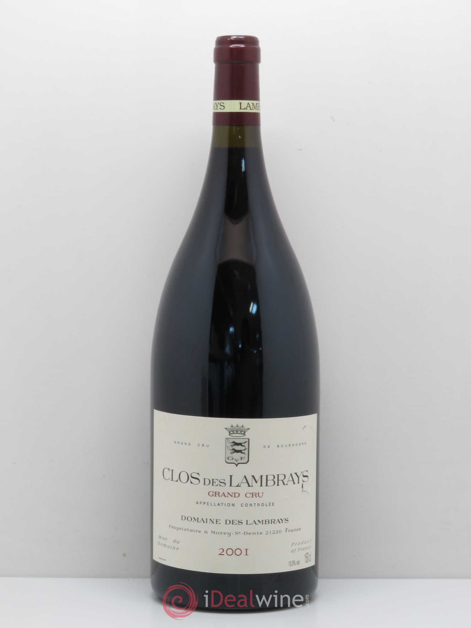 Clos des Lambrays Grand Cru Domaine des Lambrays 2001 - Lot de 1 magnum - 0