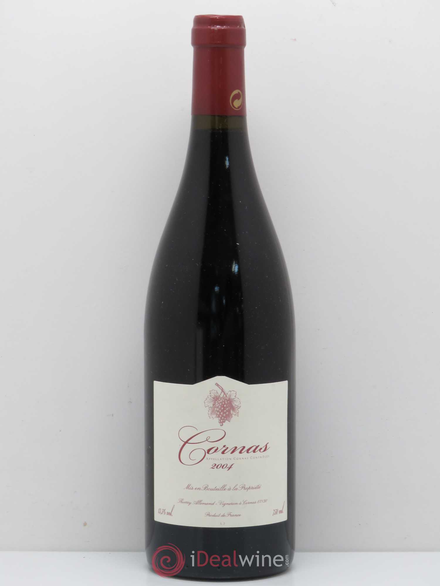 Cornas Thierry Allemand 2004 - Lot de 1 bouteille - 0