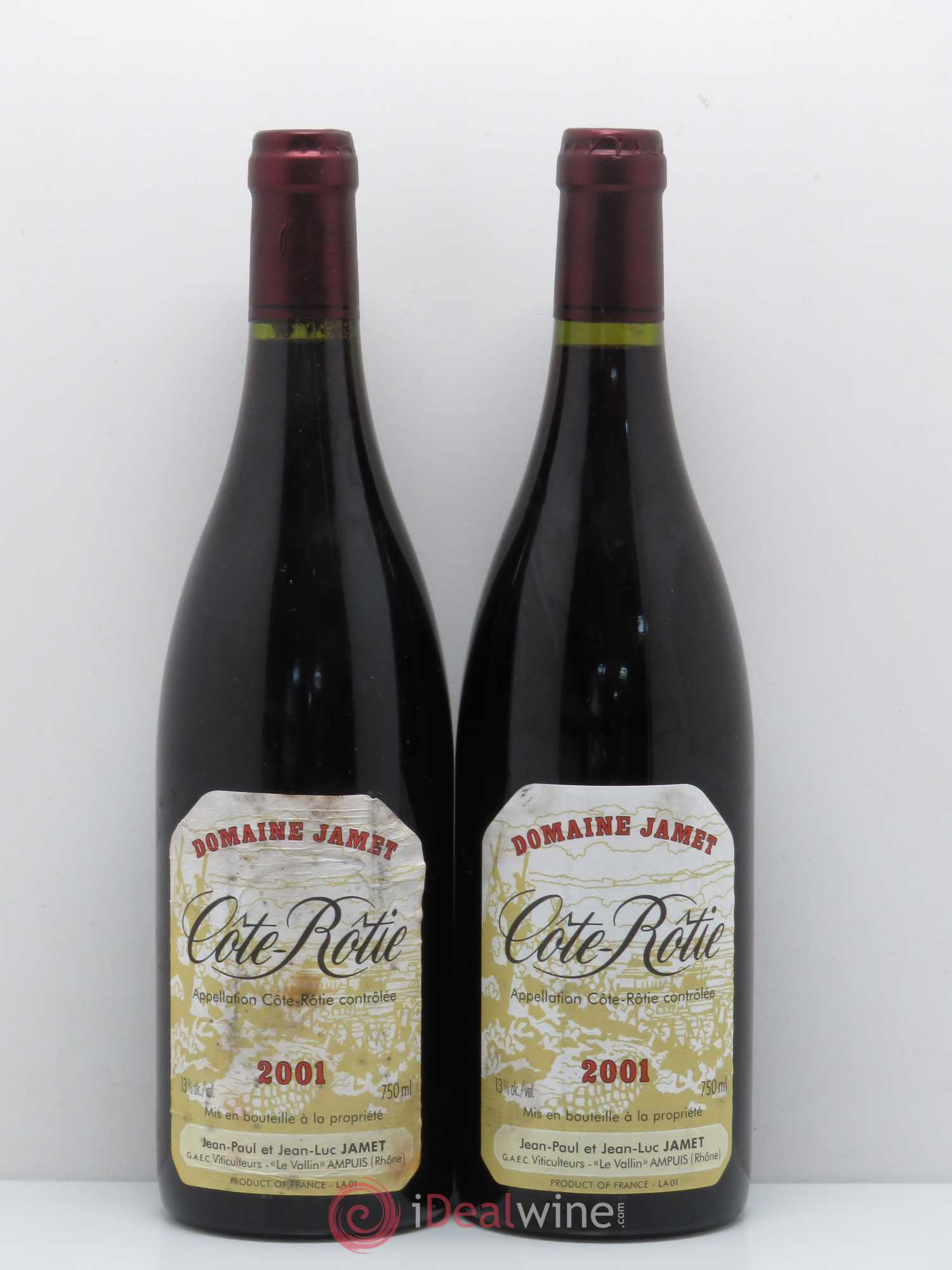 Côte-Rôtie Jamet (Domaine) 2001 - Lot de 2 bouteilles - 0