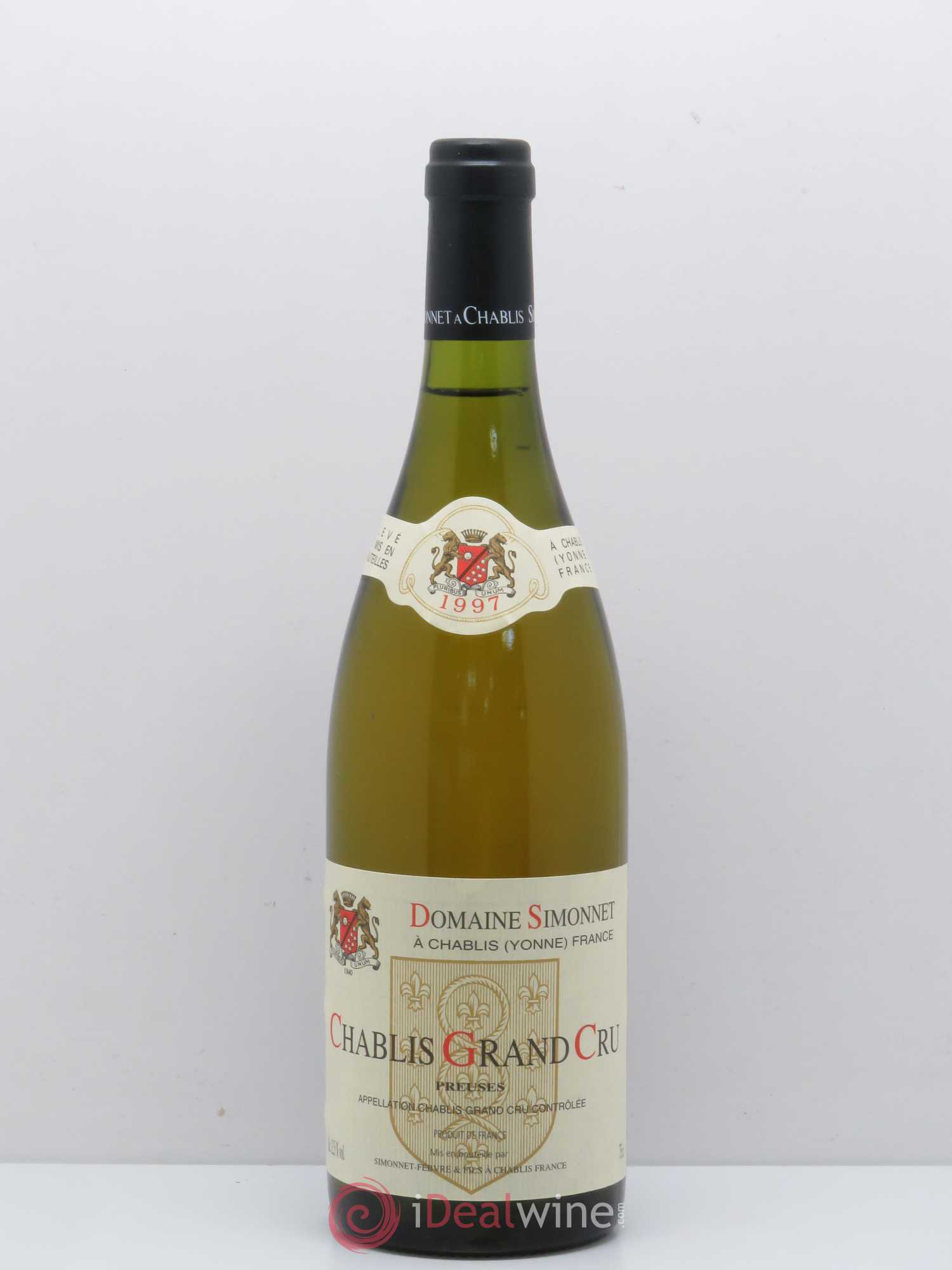 Chablis Grand Cru Les Preuses Domaine Simonnet Febvre 1997 - Posten von 1 Flasche - 0