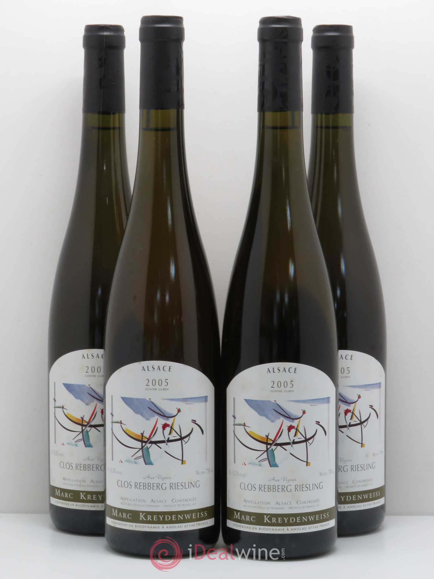 Riesling Clos Rebberg Domaine Marc Kreydenweiss 2005 - Lotto di 4 bottiglie - 0