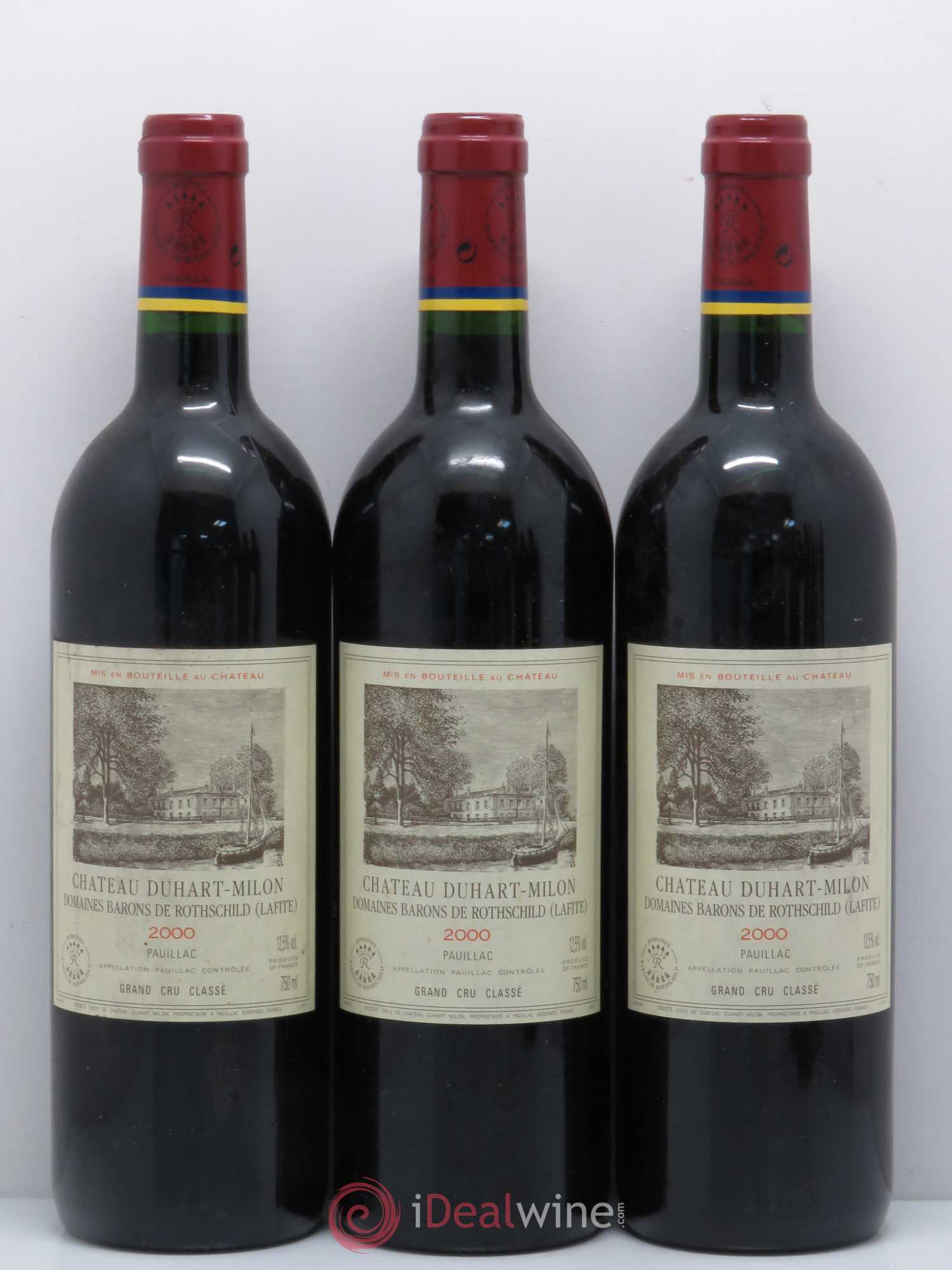 Château Duhart-Milon 4ème Grand Cru Classé 2000 - Lot de 6 bouteilles - 1