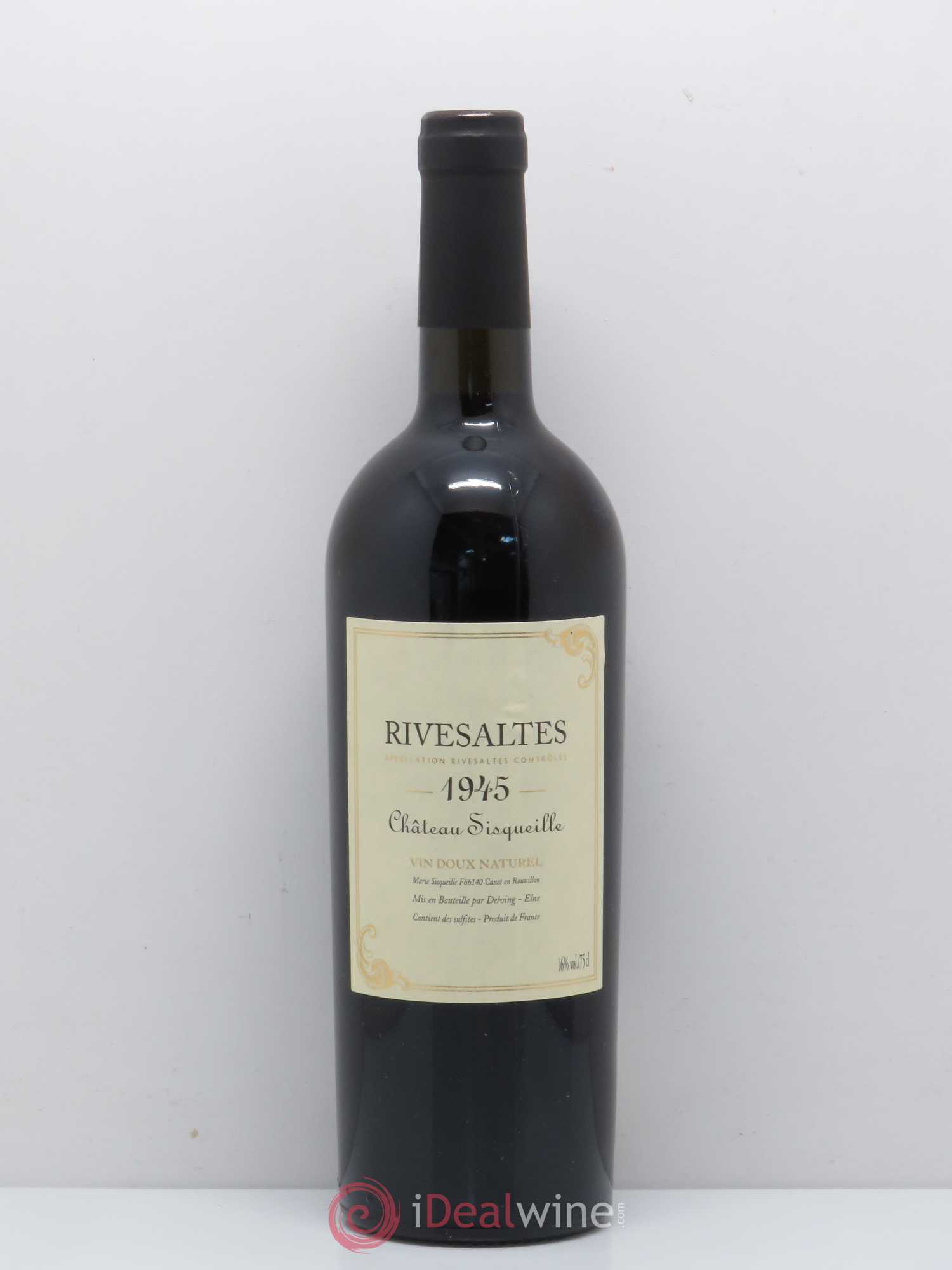 Rivesaltes Château Sisqueille 1945 - Posten von 1 Flasche - 0