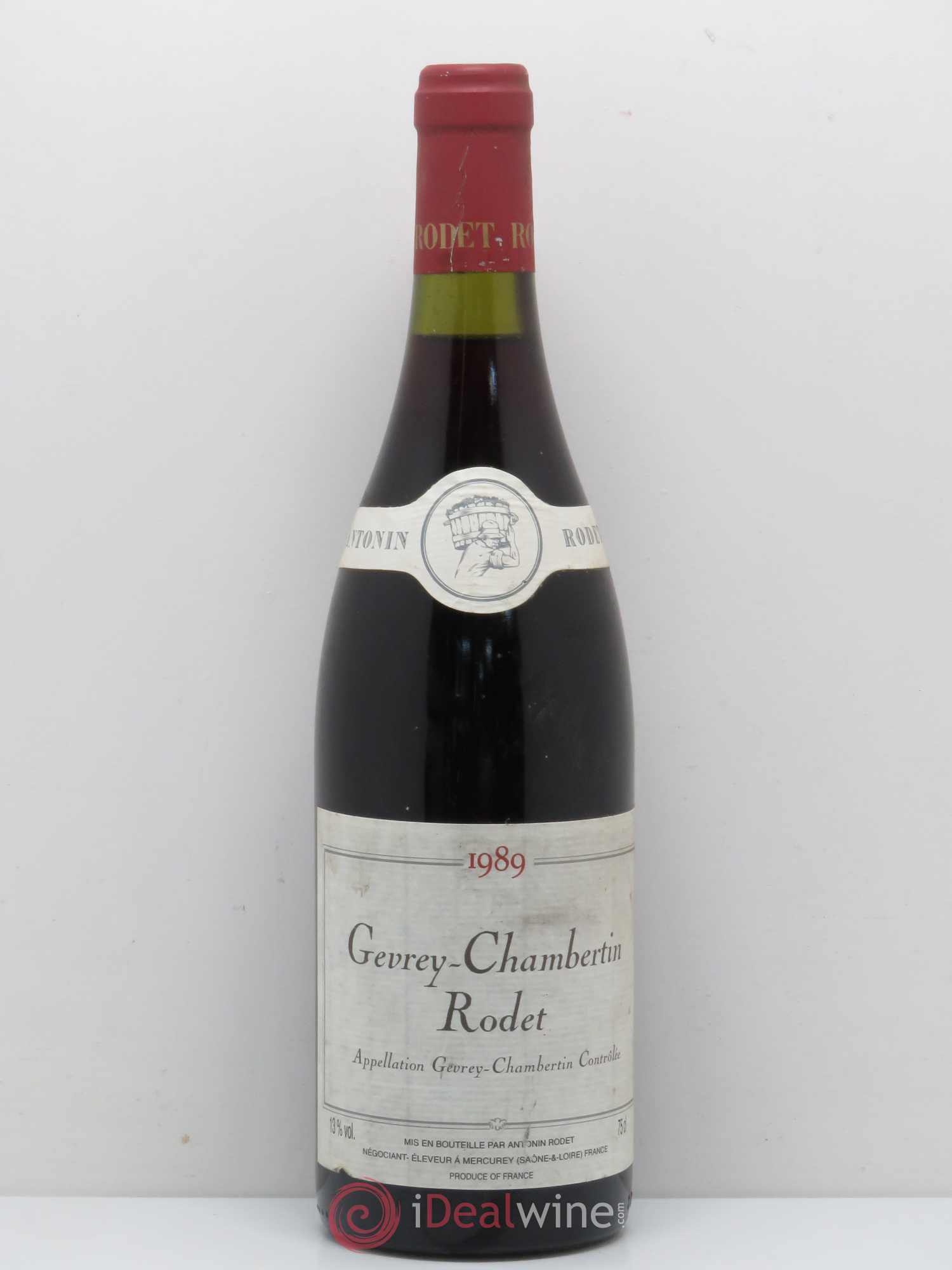 Gevrey-Chambertin Domaine Antonin Rodet 1989 - Lot de 1 bouteille - 0