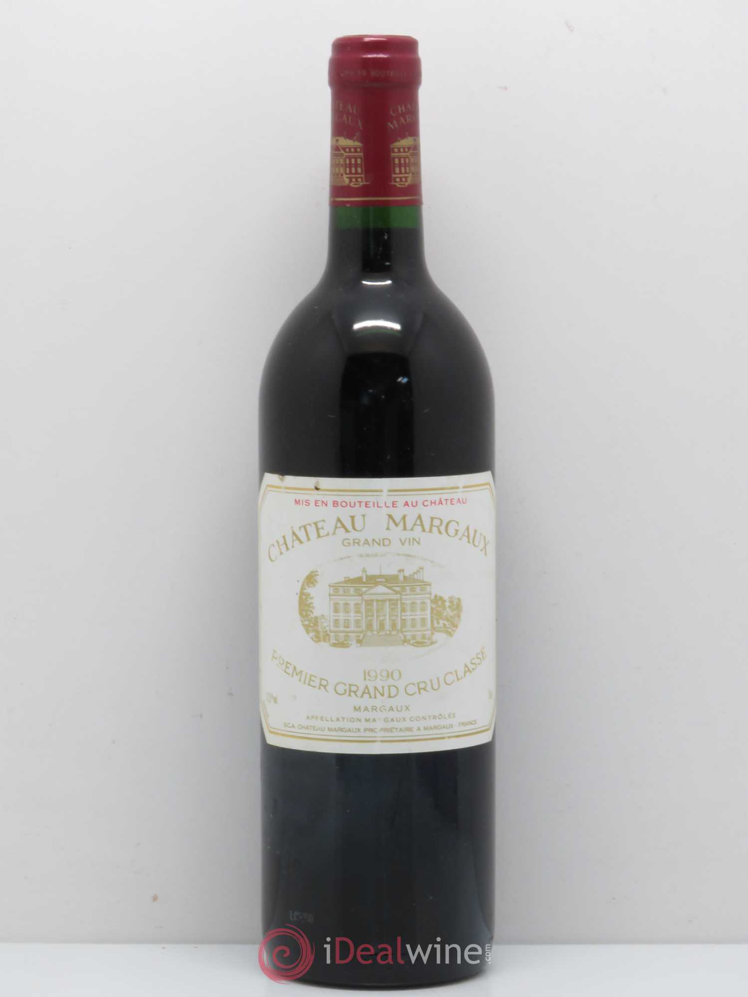 Château Margaux 1er Grand Cru Classé 1990 - Lot de 1 bouteille - 0