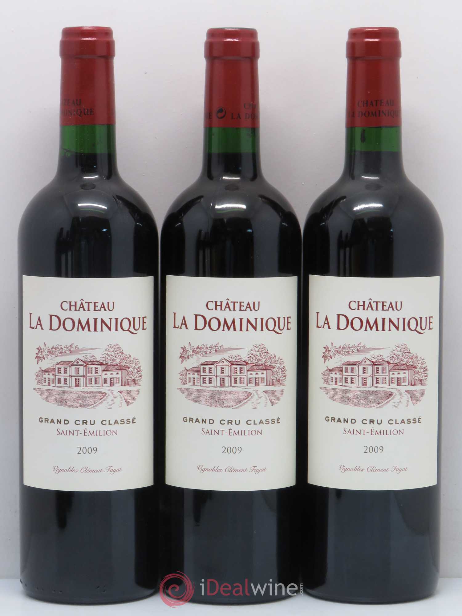 Château la Dominique Grand Cru Classé 2009 - Lot de 6 bouteilles - 1