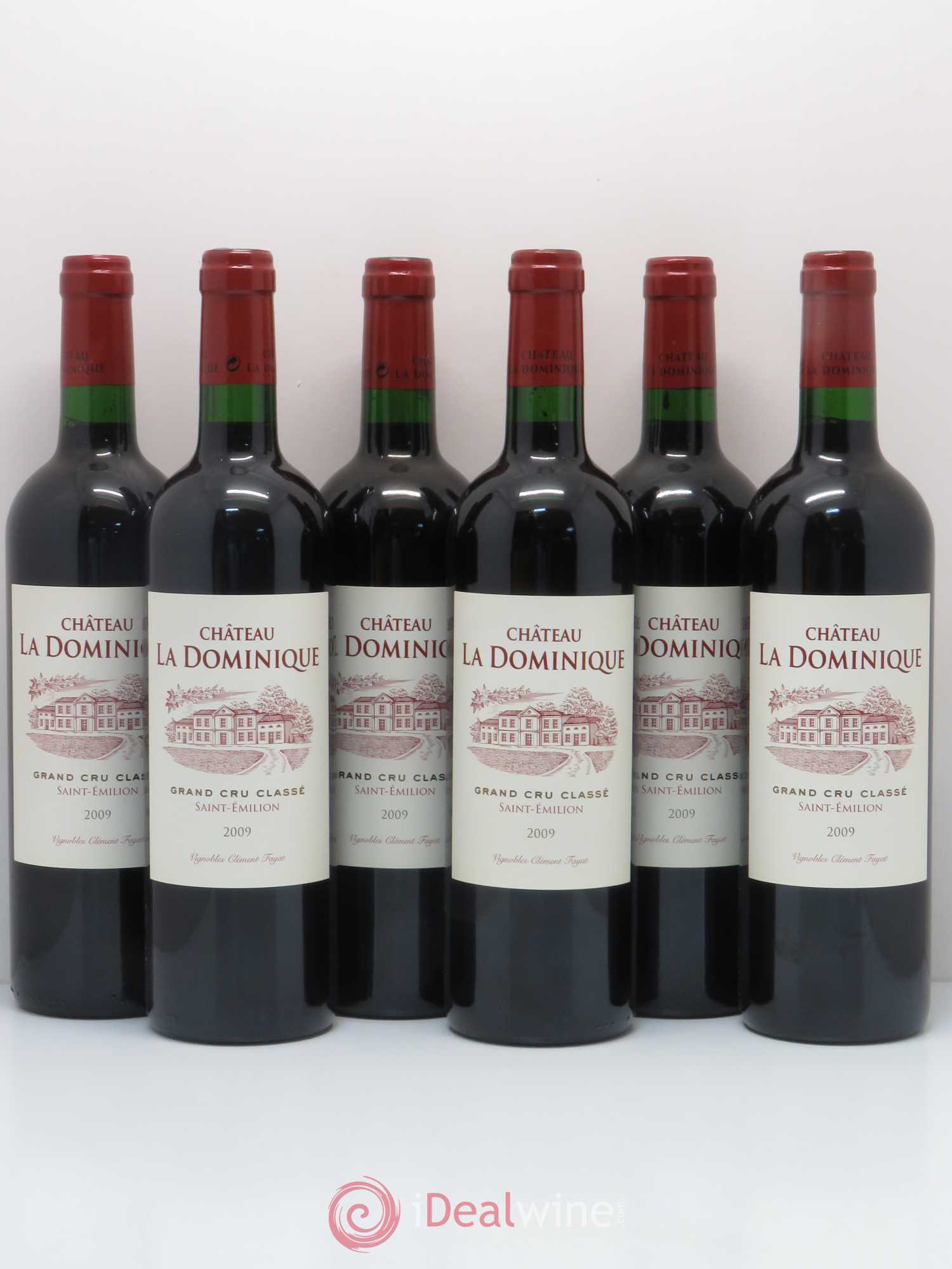 Château la Dominique Grand Cru Classé 2009 - Lot de 6 bouteilles - 0
