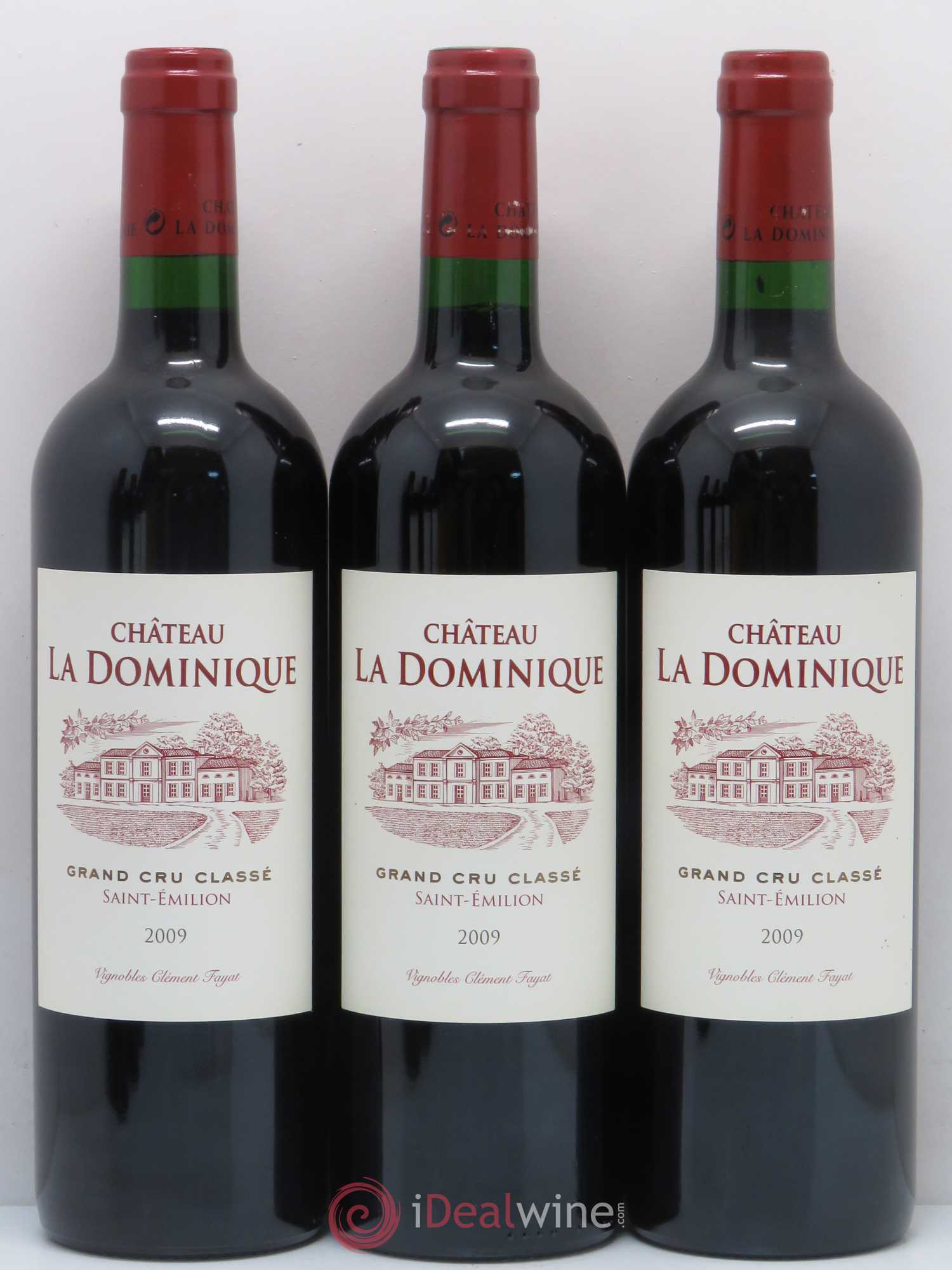 Château la Dominique Grand Cru Classé 2009 - Lot de 6 bouteilles - 1