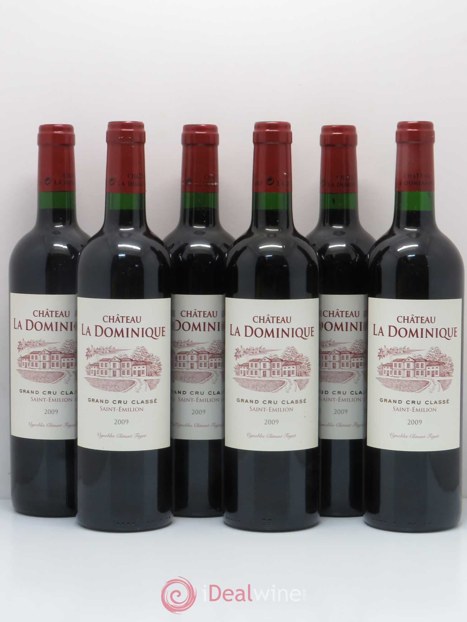 Château la Dominique Grand Cru Classé 2009 - Lot de 6 bouteilles - 0