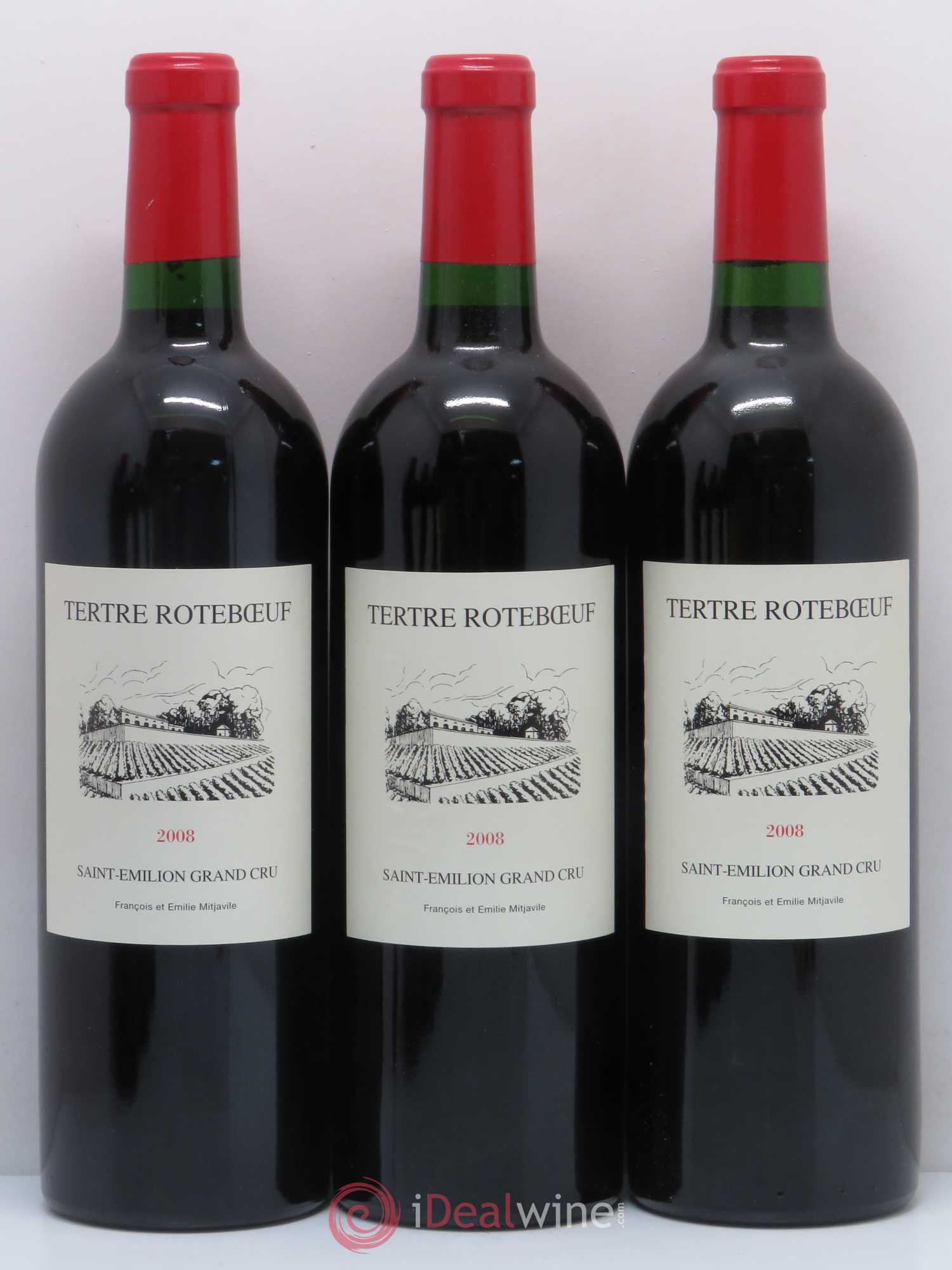 Château Tertre Roteboeuf 2008 - Lot de 6 bouteilles - 1