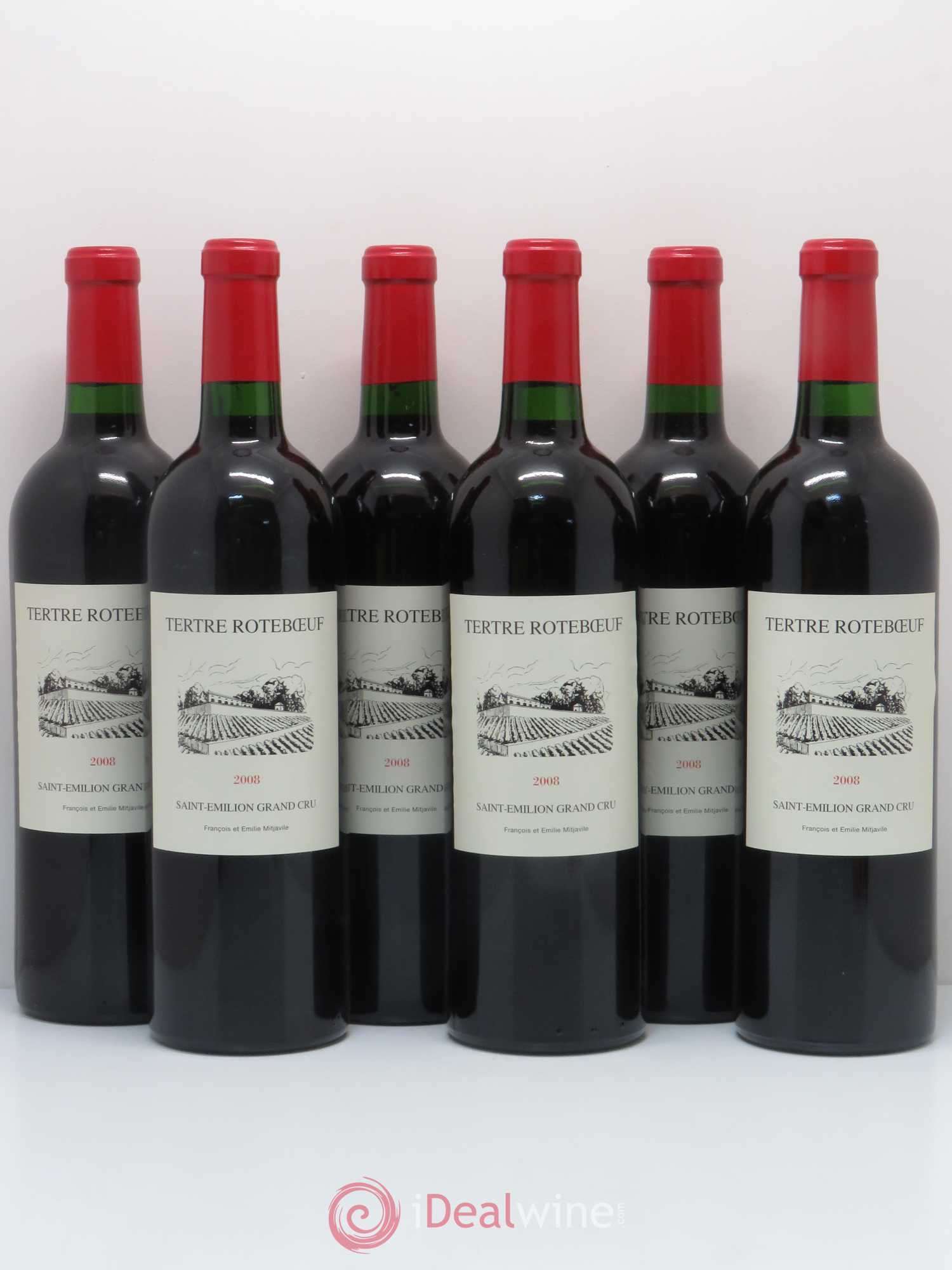 Château Tertre Roteboeuf 2008 - Lot de 6 bouteilles - 0