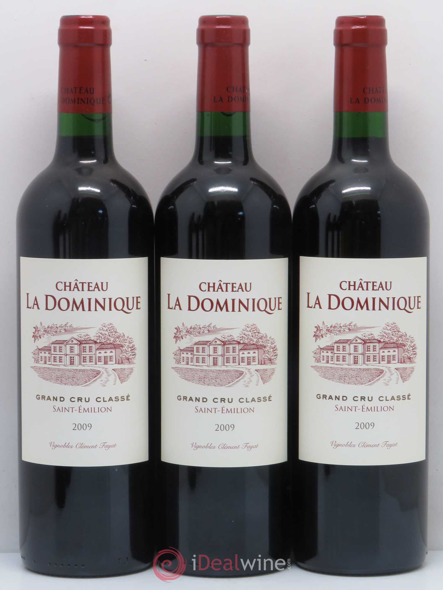 Château la Dominique Grand Cru Classé 2009 - Lot de 6 bouteilles - 1