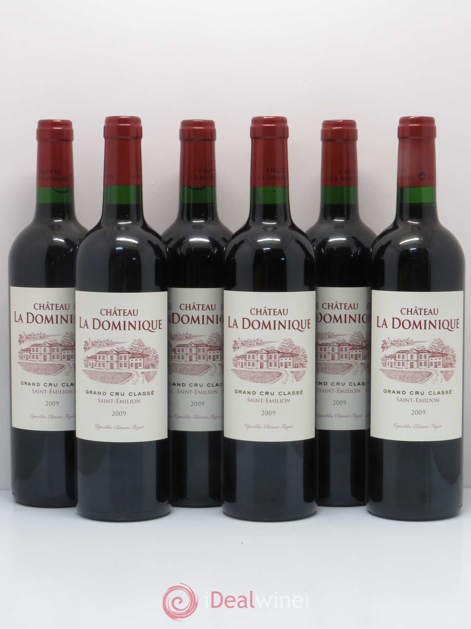 Château la Dominique Grand Cru Classé 2009 - Lot de 6 bouteilles - 0