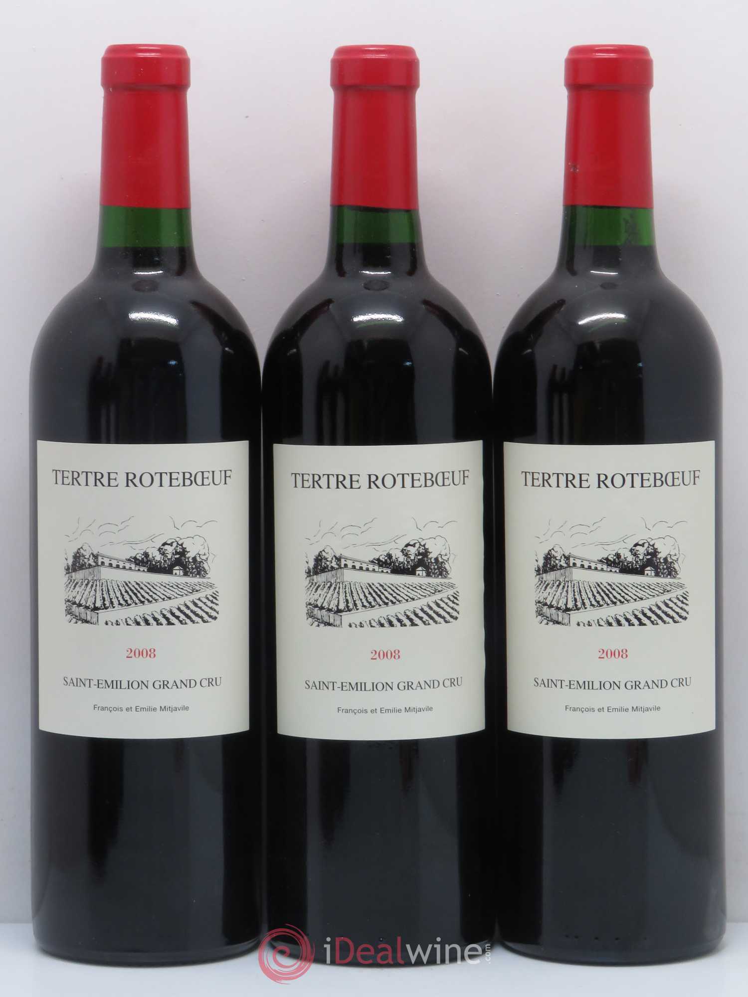 Château Tertre Roteboeuf 2008 - Lot de 6 bouteilles - 1