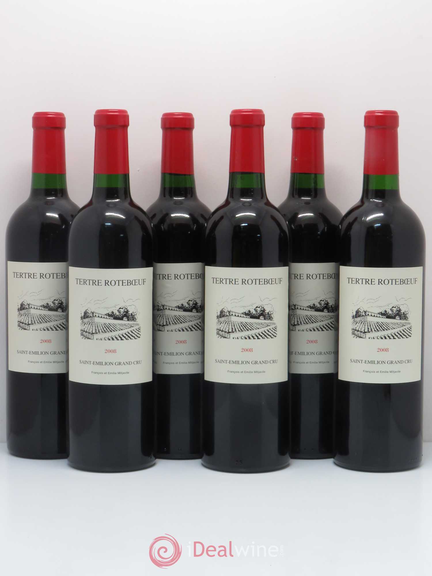 Château Tertre Roteboeuf 2008 - Lot de 6 bouteilles - 0