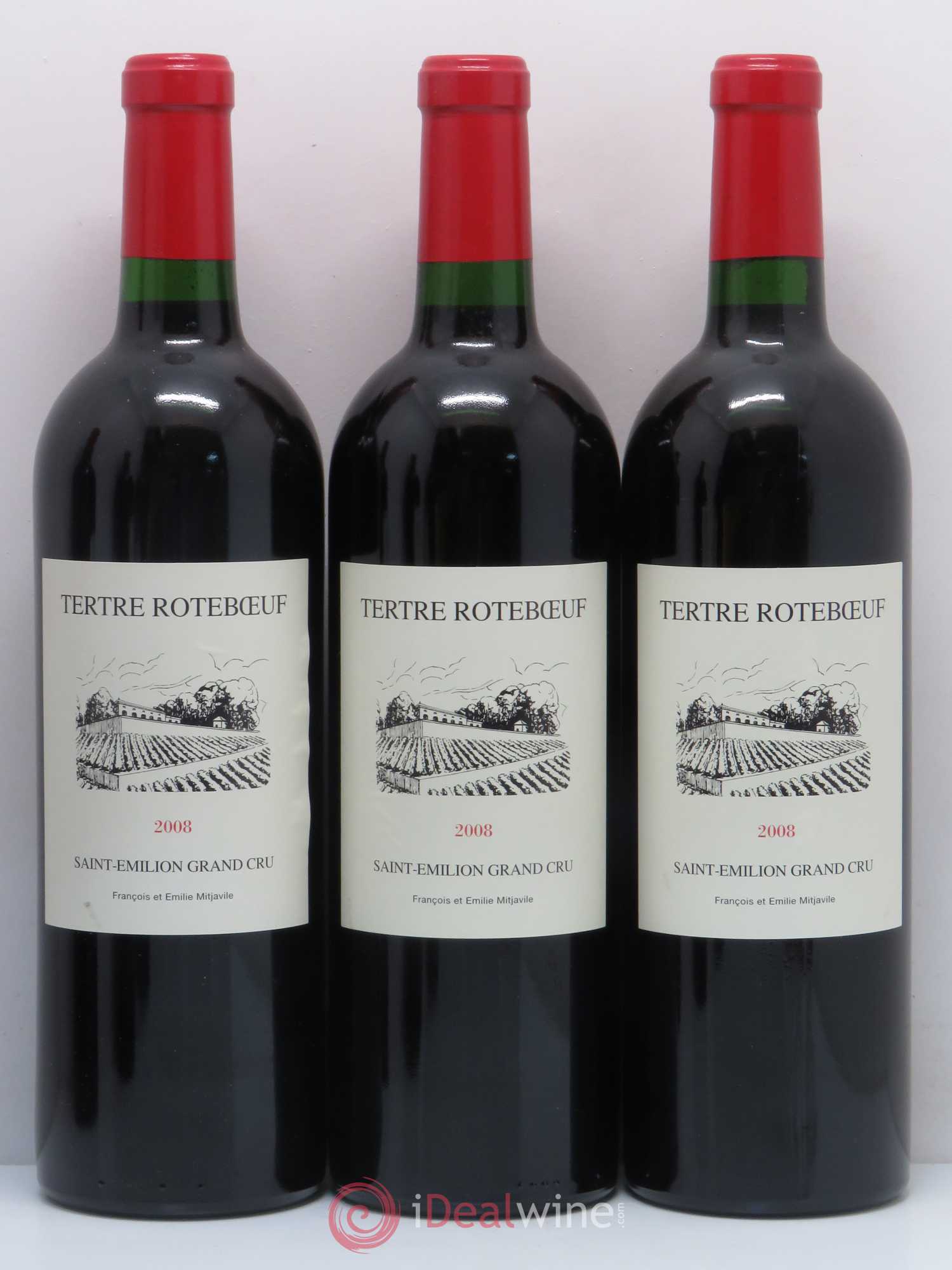 Château Tertre Roteboeuf 2008 - Posten von 6 Flaschen - 1