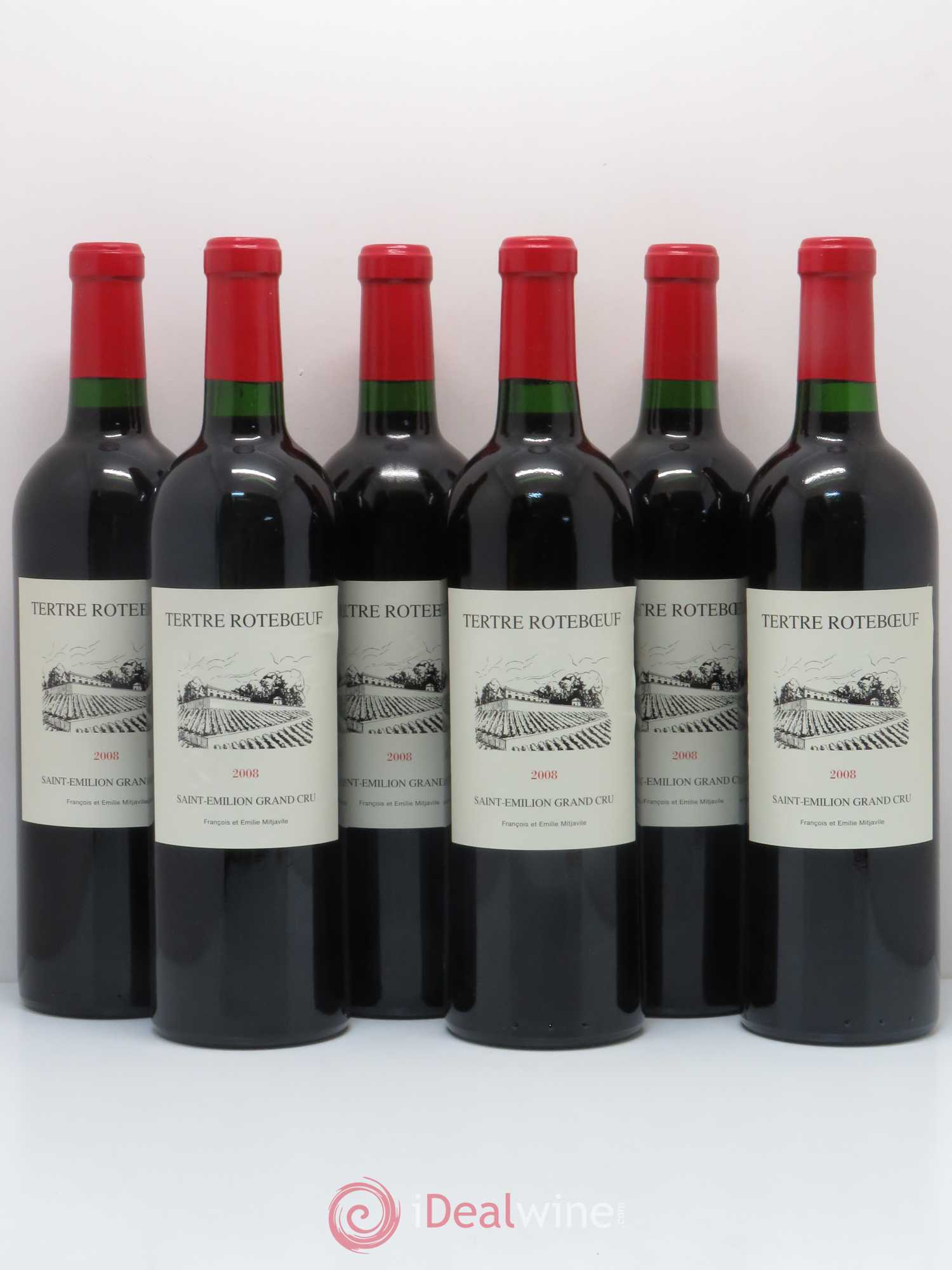 Château Tertre Roteboeuf 2008 - Posten von 6 Flaschen - 0