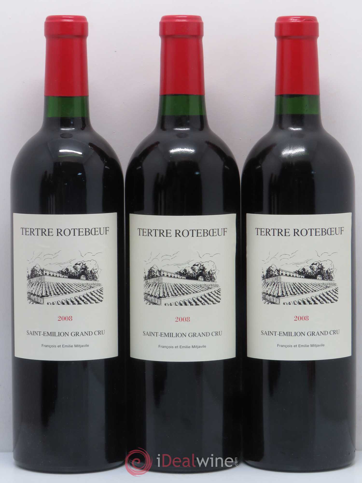 Château Tertre Roteboeuf 2008 - Lot de 6 bouteilles - 1