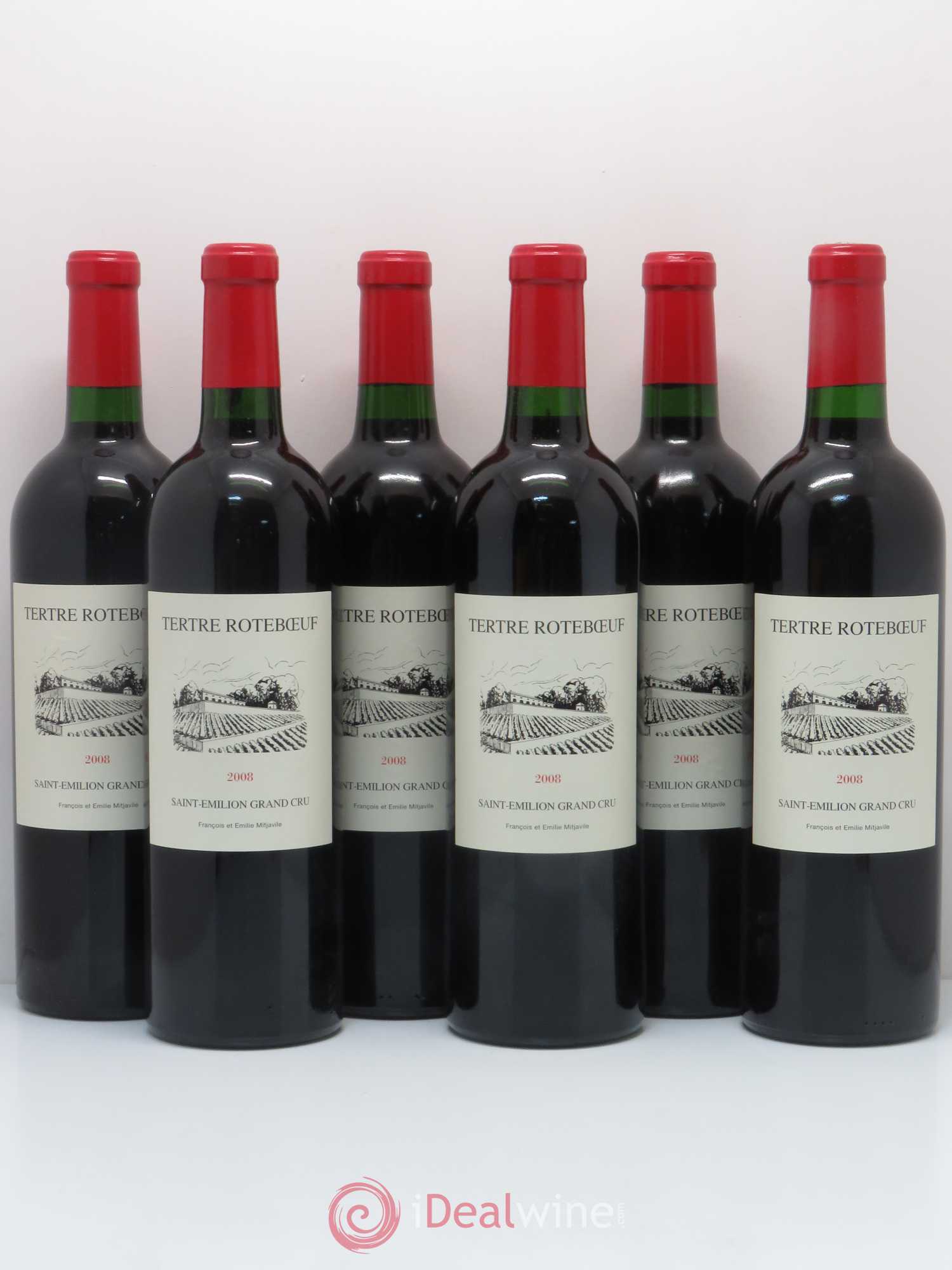 Château Tertre Roteboeuf 2008 - Lot de 6 bouteilles - 0