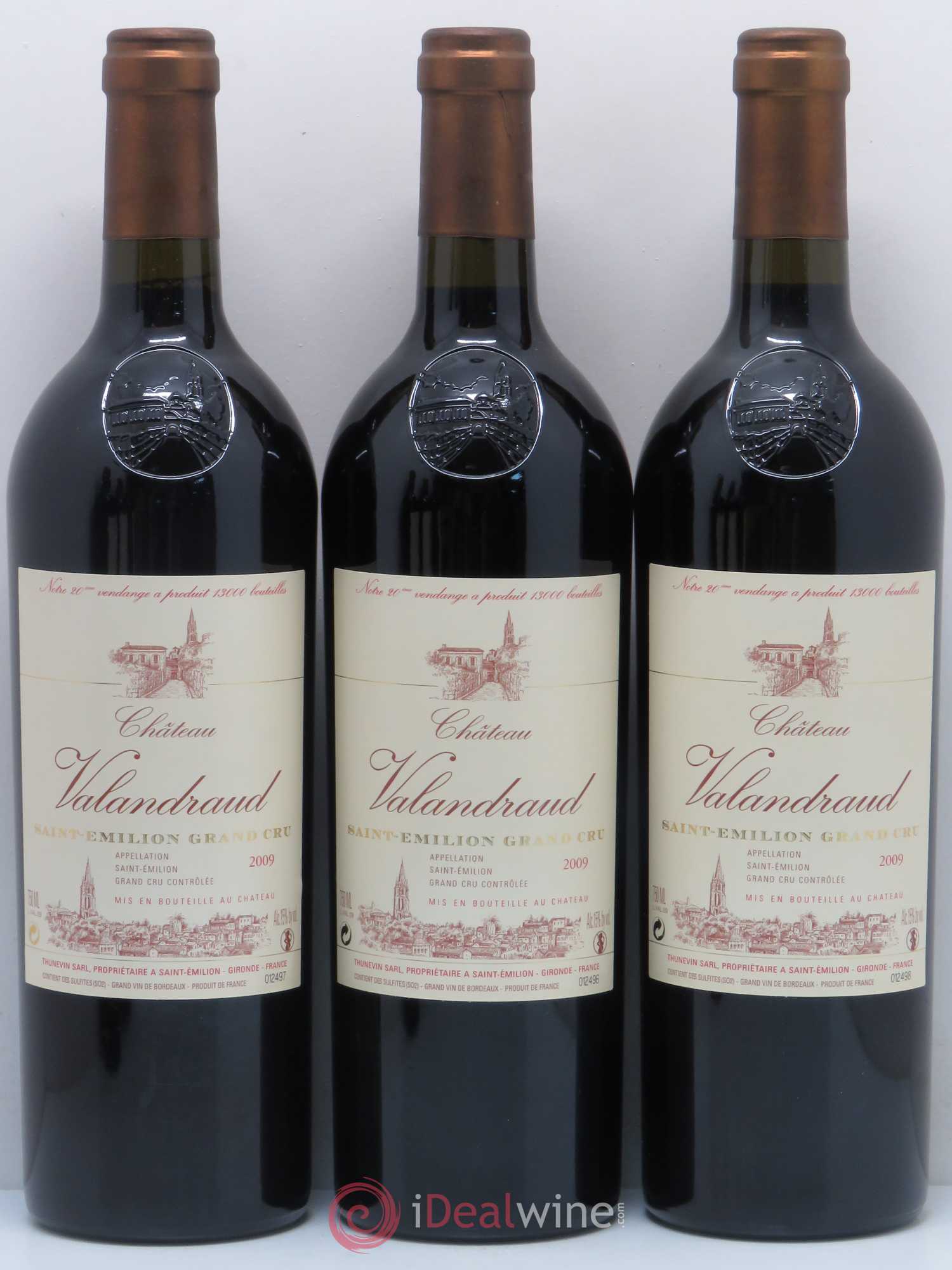 Château de Valandraud 2009 - Lot de 6 bouteilles - 1
