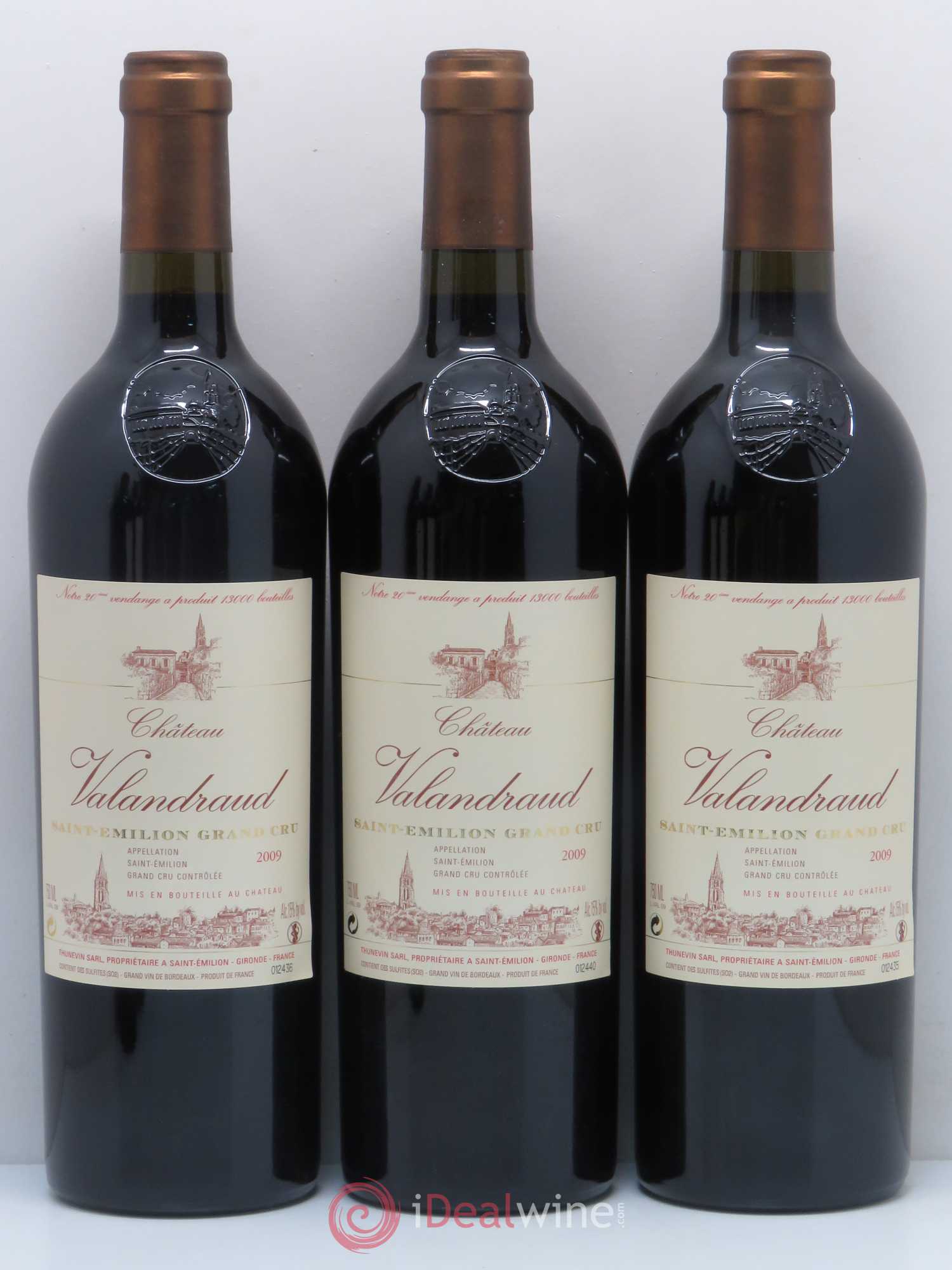 Château de Valandraud 2009 - Lot de 6 bouteilles - 1