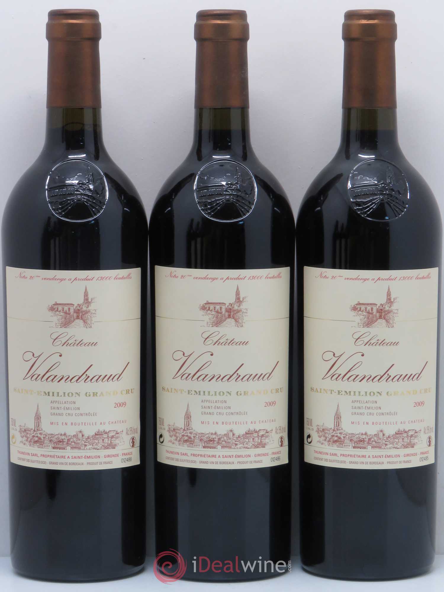 Château de Valandraud 2009 - Lot de 6 bouteilles - 1
