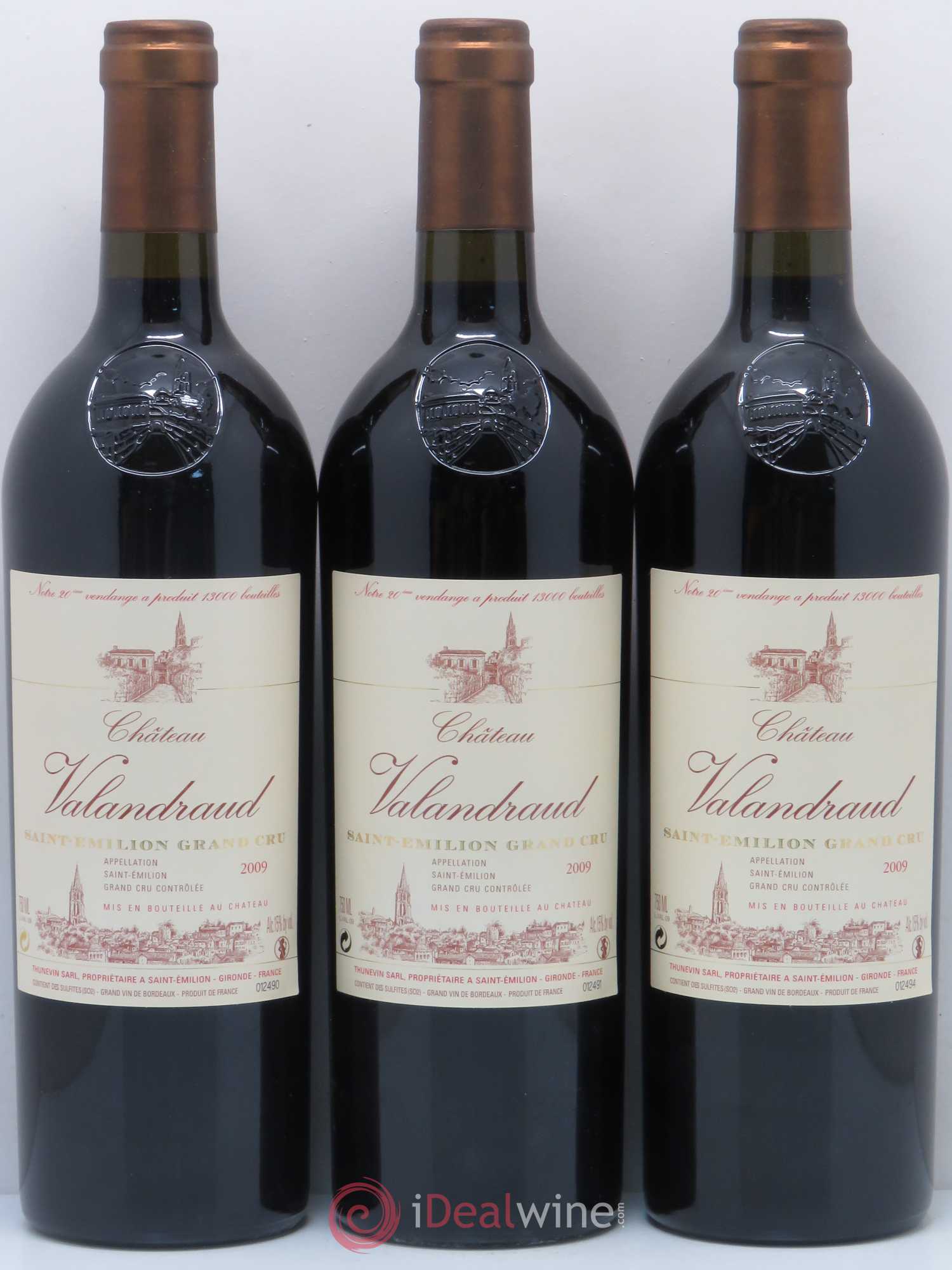 Château de Valandraud 2009 - Lot de 6 bouteilles - 2