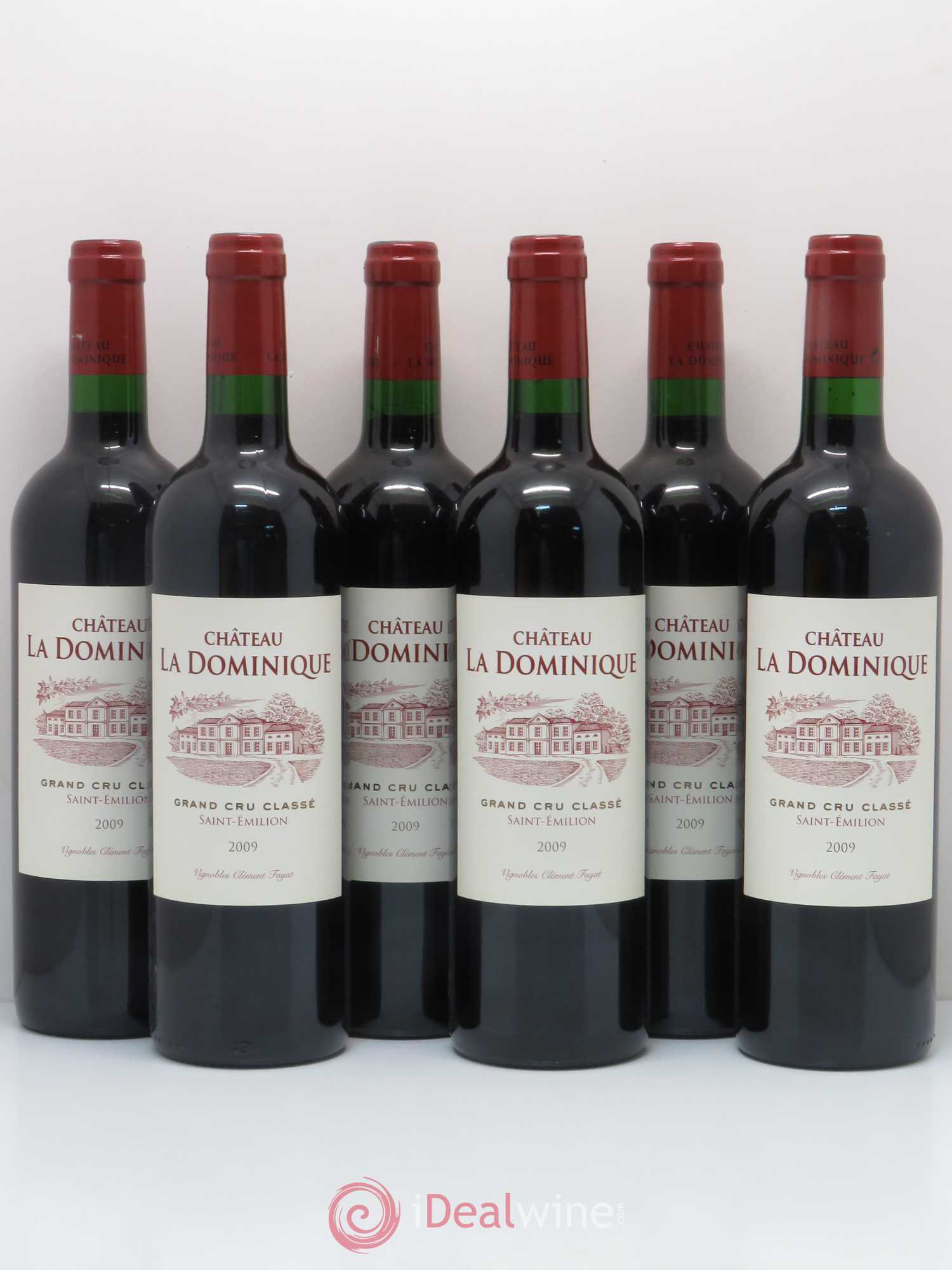 Château la Dominique Grand Cru Classé 2009 - Lot de 6 bouteilles - 0
