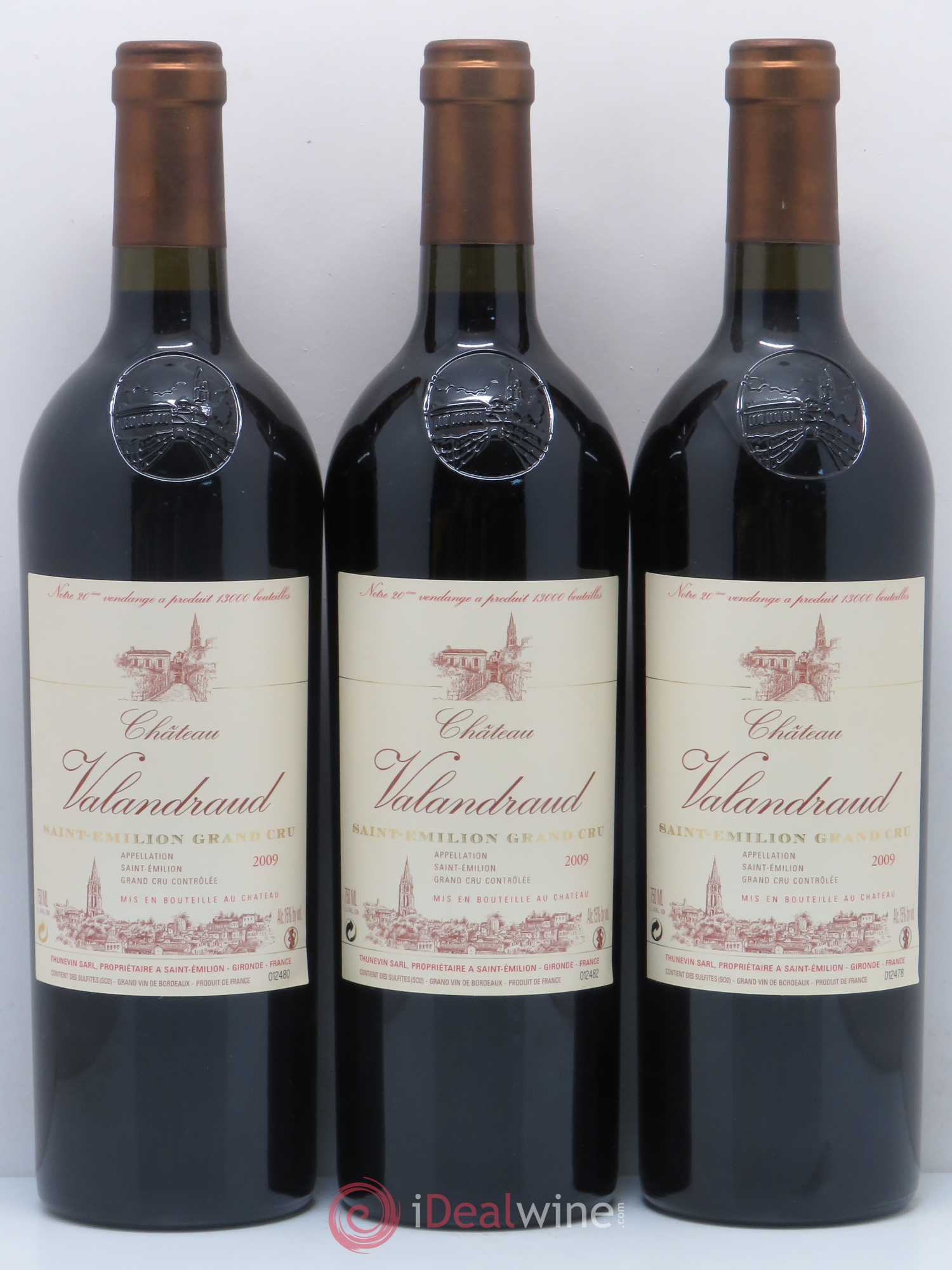 Château de Valandraud 2009 - Lot de 6 bouteilles - 2