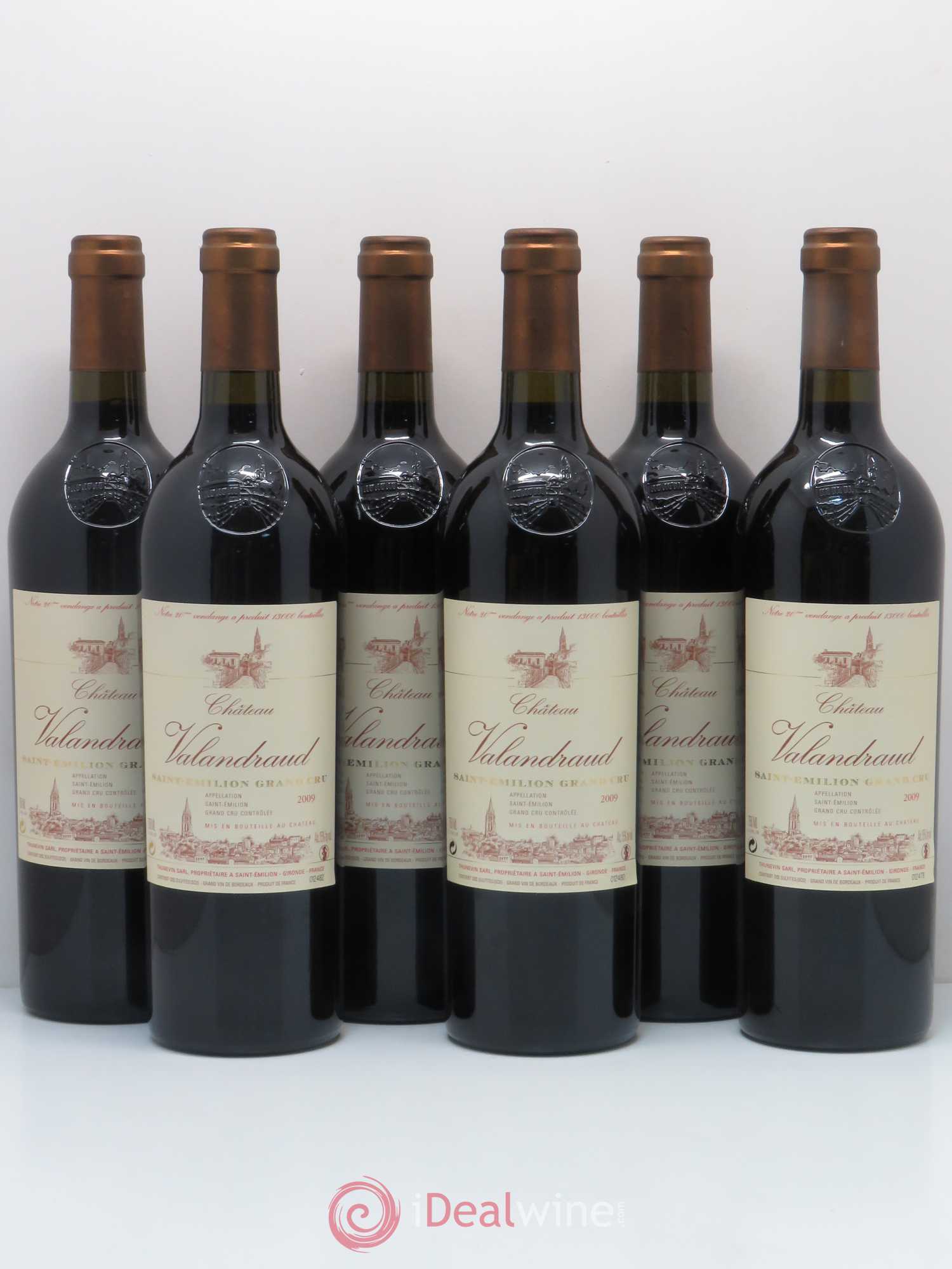 Château de Valandraud 2009 - Lot de 6 bouteilles - 0