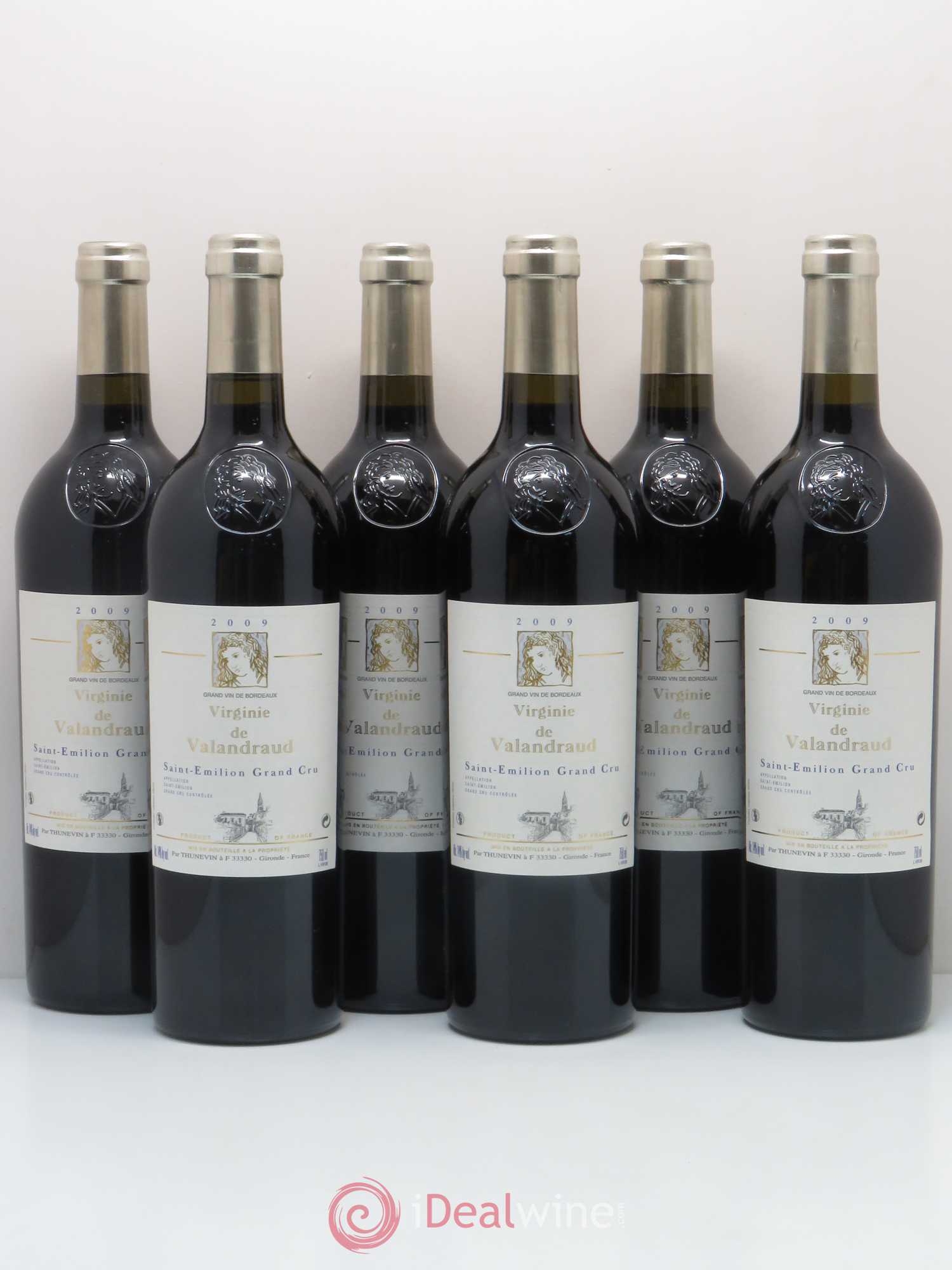 Virginie de Valandraud 2009 - Lot de 6 bouteilles - 0