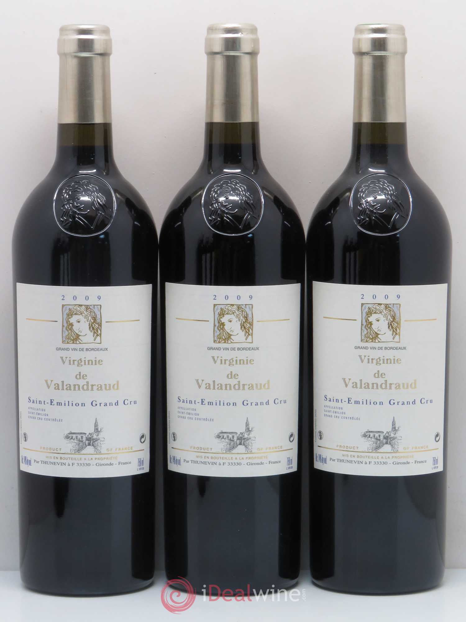 Virginie de Valandraud 2009 - Lot de 6 bouteilles - 1